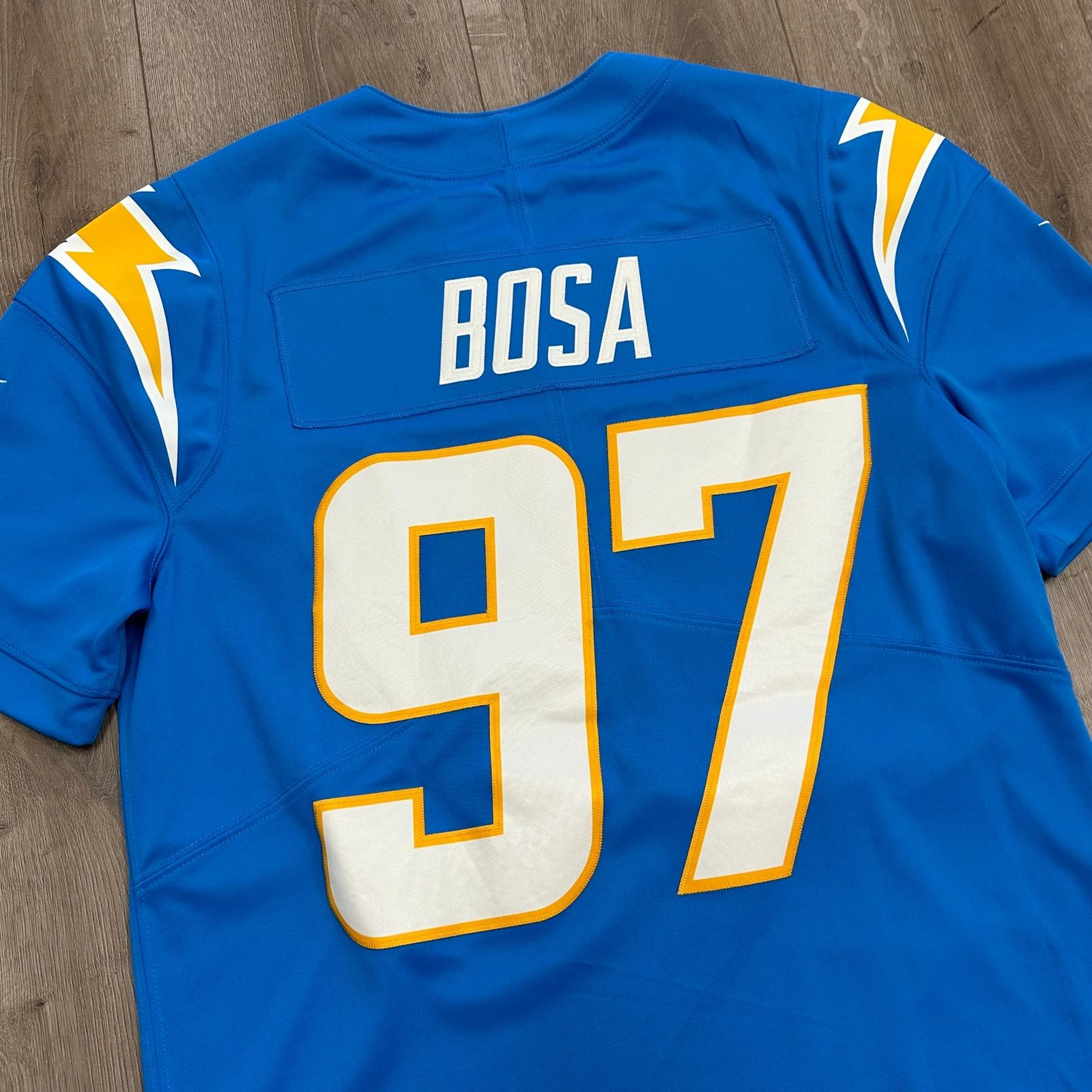 Nike Nike Bosa Los Angeles Chargers Game Player Jersey Medium Size US M / EU 48-50 / 2 - 2 Thumbnail