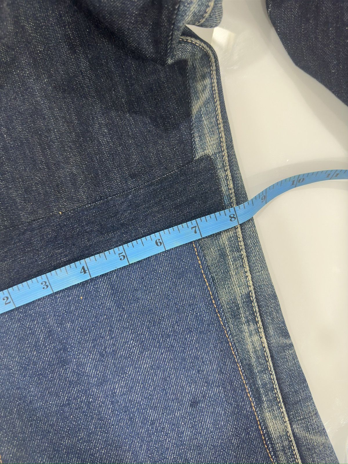 Levi's × Levi's Vintage Clothing Vintage Levis Redline Selvedge Custom Repaired Sashiko Boro Size US 30 / EU 46 - 22 Thumbnail