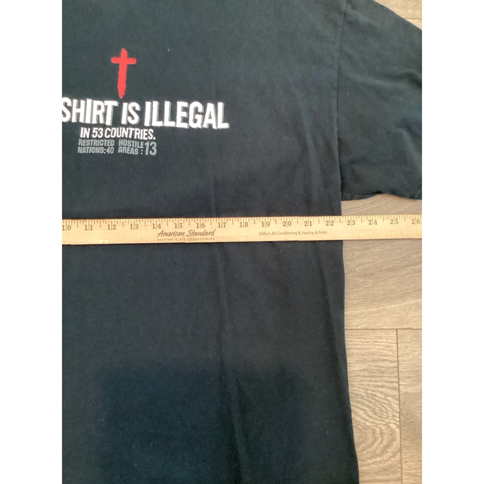 Gildan VINTAGE Y2K I Am Not Ashamed The Gospel Power Of God Jesus Black Shirt XL Men T-Shirt 2000s Gospel Tee Mens Black 2000s Jesus Shirt Size US XL / EU 56 / 4 - 7 Thumbnail