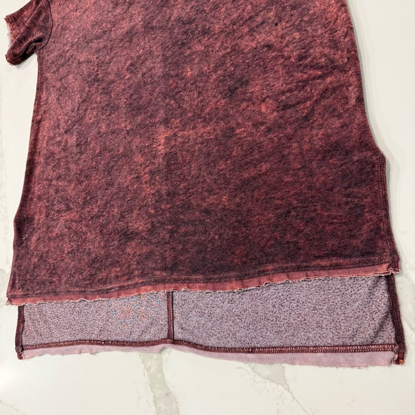 Free People Free People We The Free Doran Velvet Oversized Tee Womens XS Size XS / US 0-2 / IT 36-38 - 6 Thumbnail