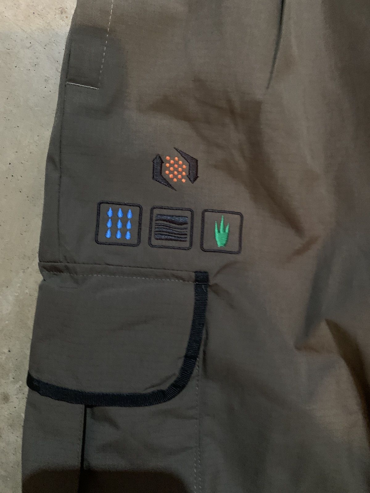 Adidas Olive Adidas Consortium Mens Gardening Sonicdrive Pants Size US 32 / EU 48 - 3 Thumbnail