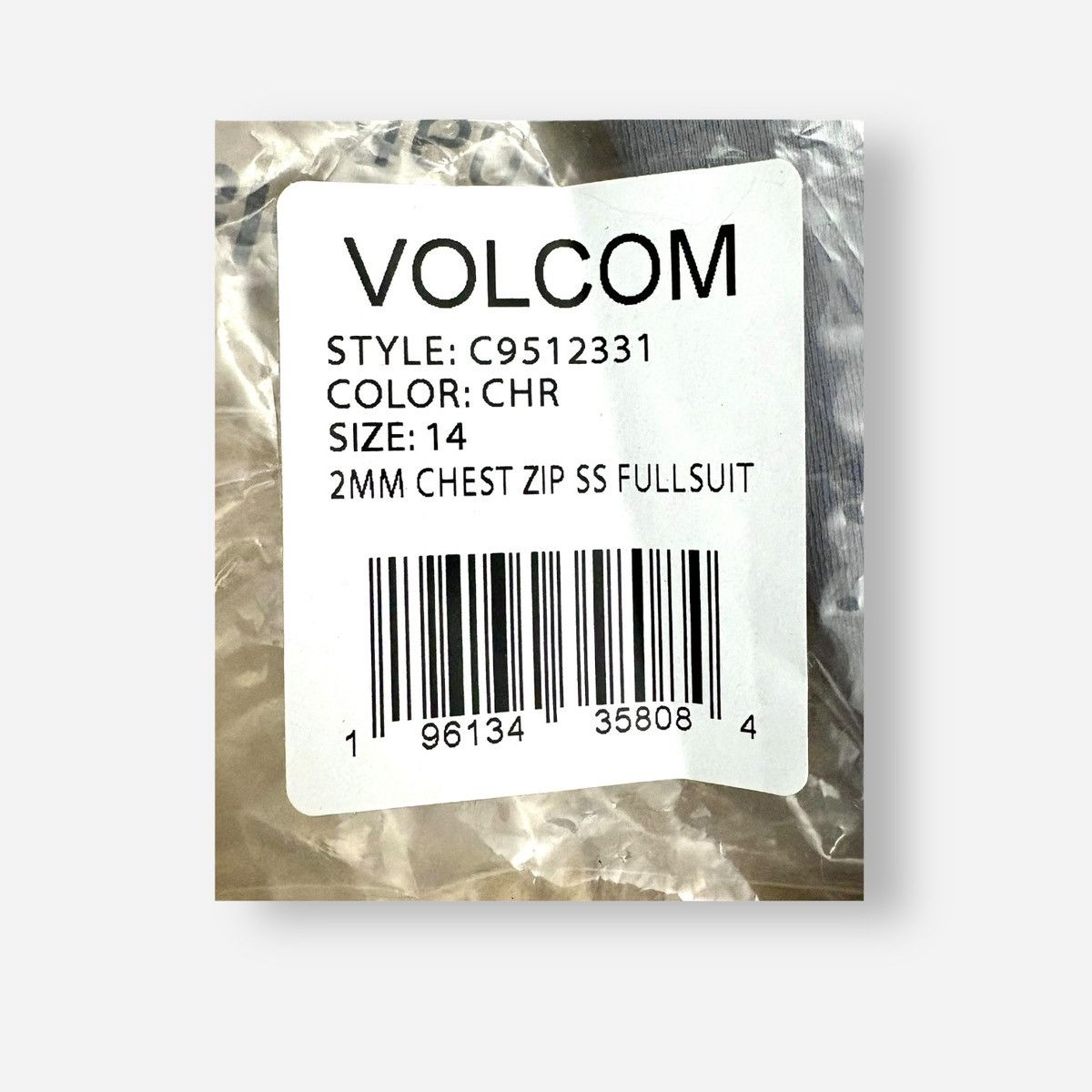 Volcom Volcom Boys Modulator Grey Surf Wetsuit 2mm Thick Sz 14 Size ONE SIZE - 9 Thumbnail