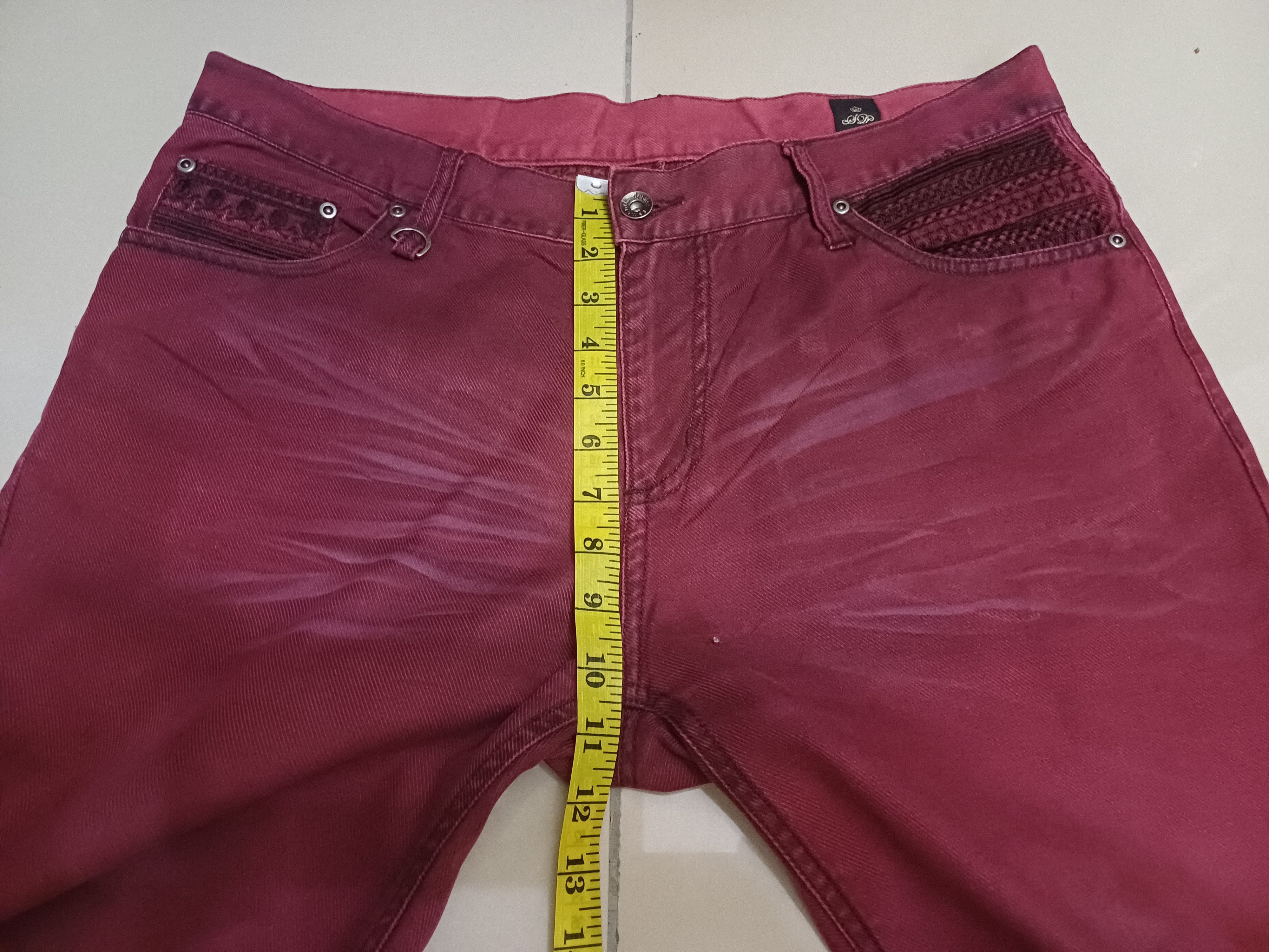 semanticdesign Superb red colour & skull embroidery design jeans 🔥🔥🔥 Size US 36 / EU 52 - 15 Thumbnail