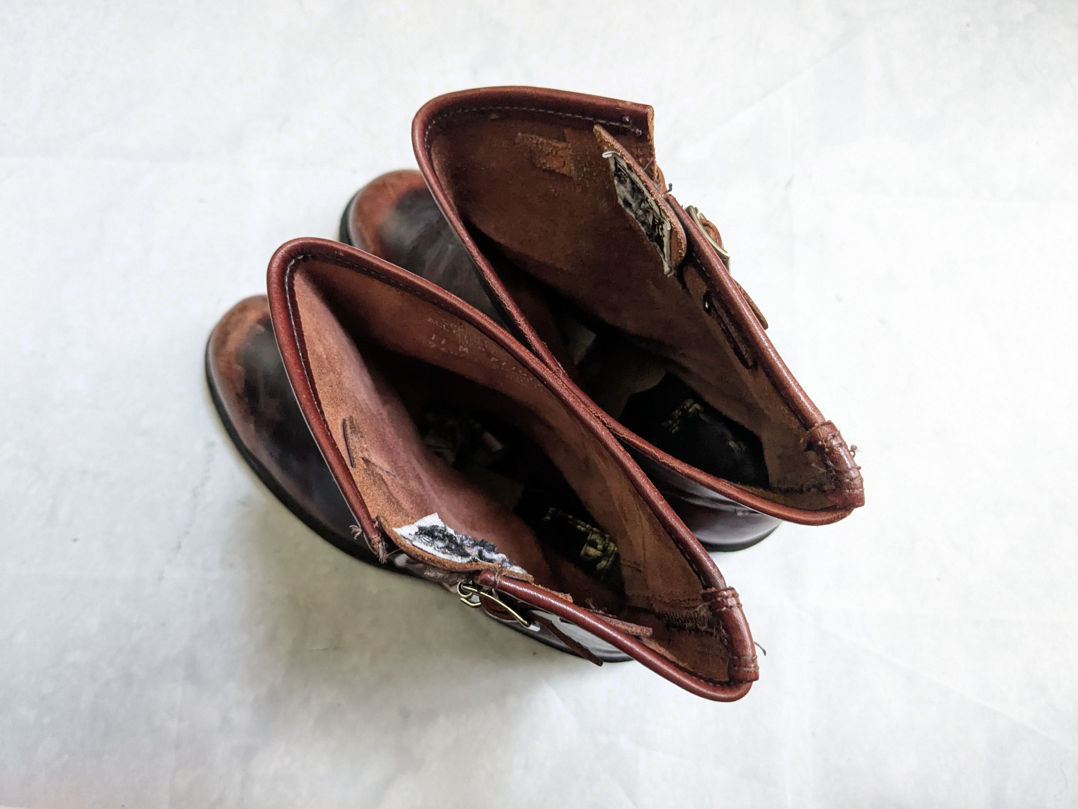Frye Frye Engineer Boots Red Leather 9 M Buckle Size US 9 / EU 42 - 18 Thumbnail