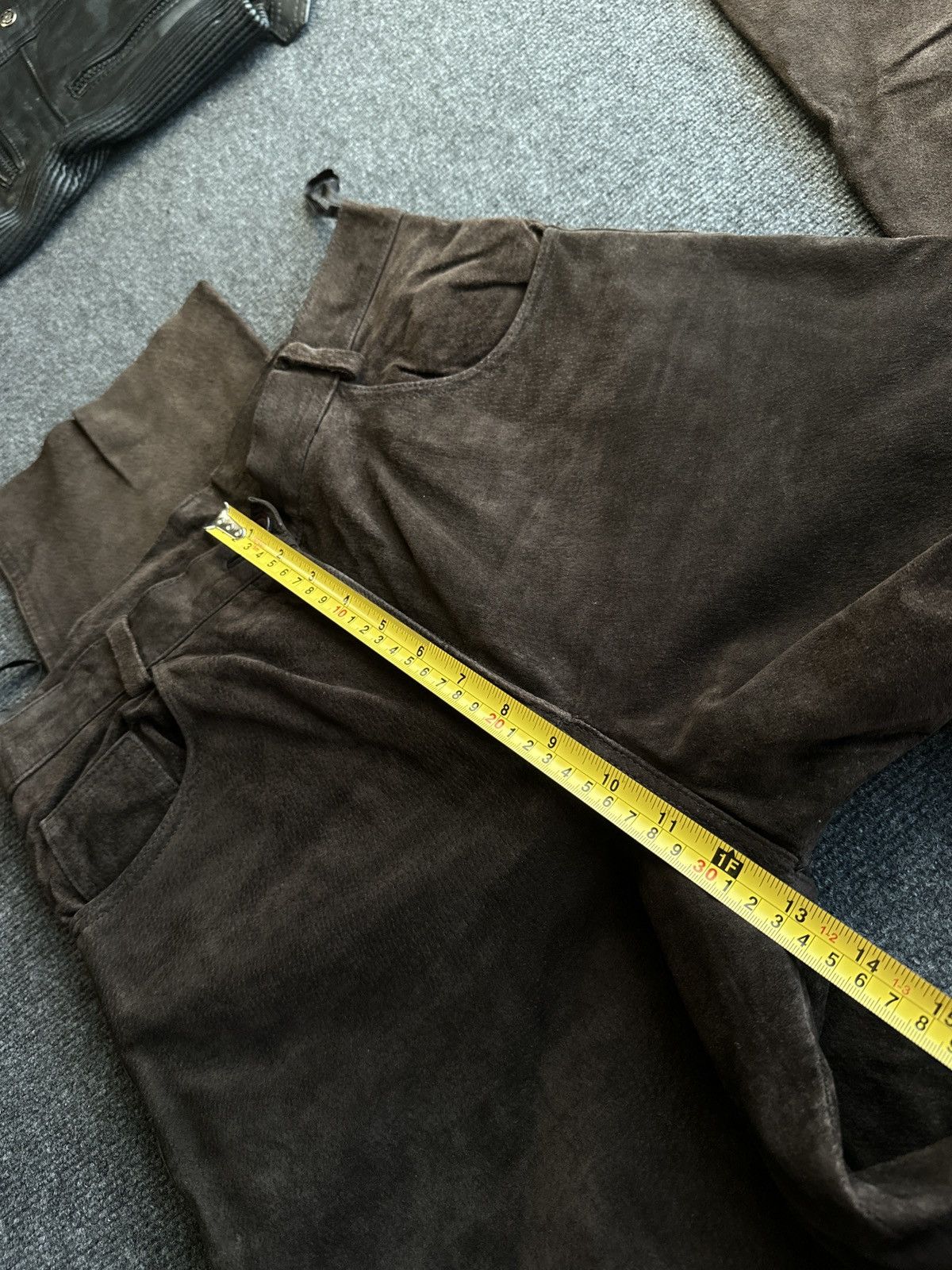 Other IXS 🚨GRAIL MEN LEATHER PANTS Y2K WESTERN MOTORCYCLE Size US 30 / EU 46 - 20 Thumbnail