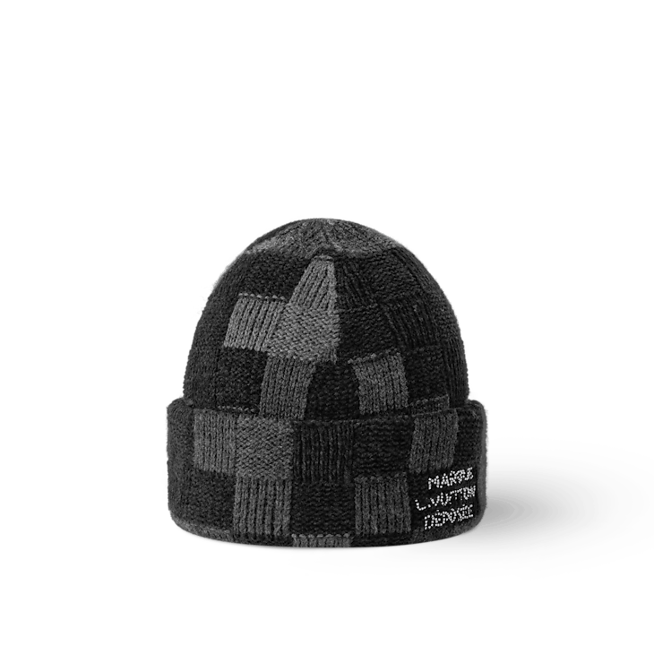 Louis Vuitton LV Crush Damoflage Beanie Size ONE SIZE - 5 Thumbnail