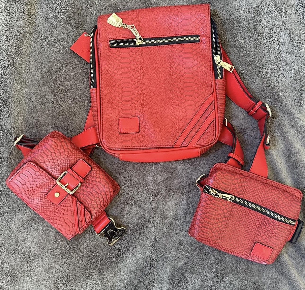 Other Red leather tote & carry apollo bag Size ONE SIZE - 1 Thumbnail