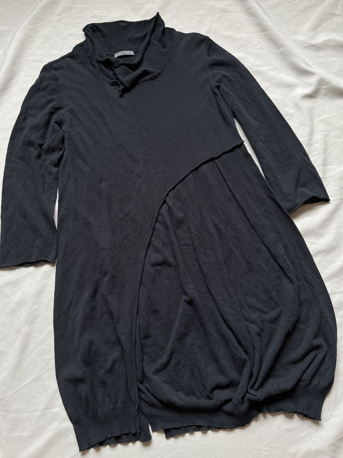 OSKA OSKA Long Avant Garde Sweat Dress Size L / US 10 / IT 46 - 3 Thumbnail