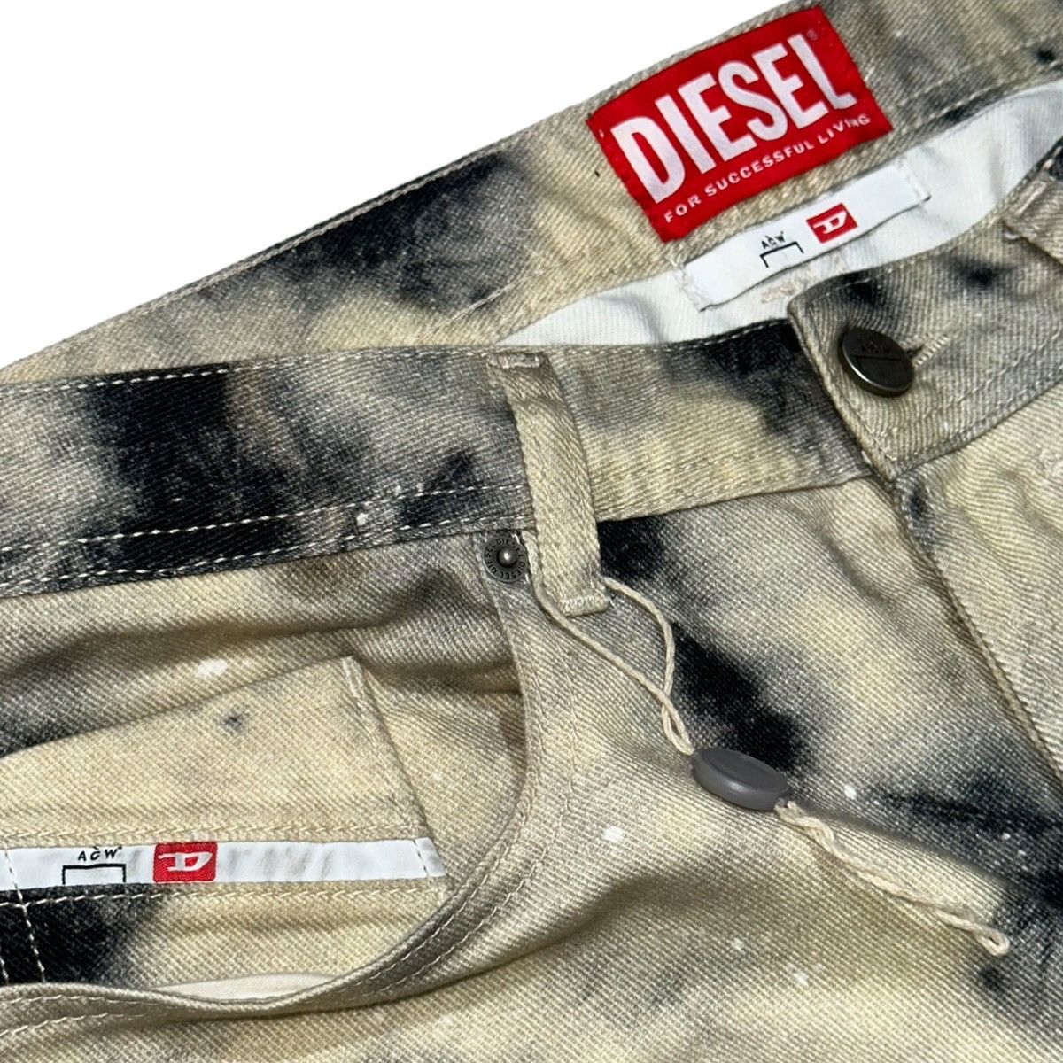 A-COLD-WALL* × Diesel Mud wash dyed denim Size US 32 / EU 48 - 2 Thumbnail