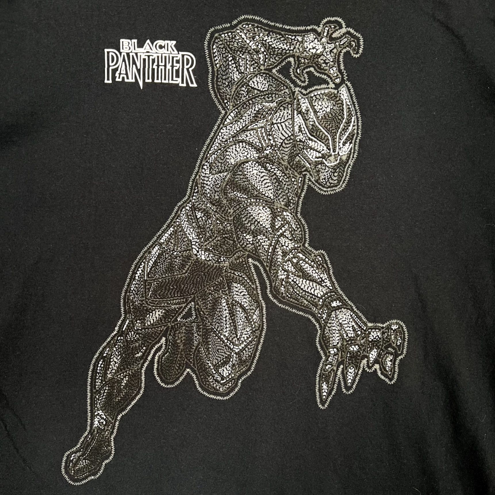 Vintage Marvel Shirt Black Panther Adult 2XL 2XL Black Mens Shirt Marvel Size US XXL / EU 58 / 5 - 4 Thumbnail