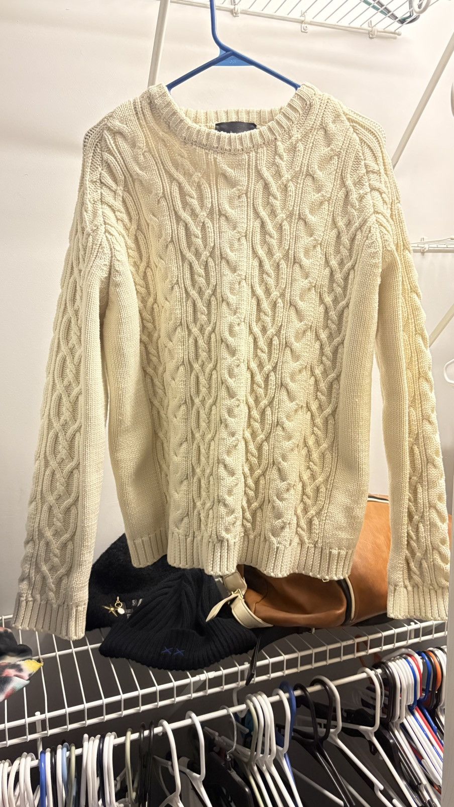 Number (N)ine Number (N)ine Cable Knit Sweater Size US L / EU 52-54 / 3 - 1 Thumbnail