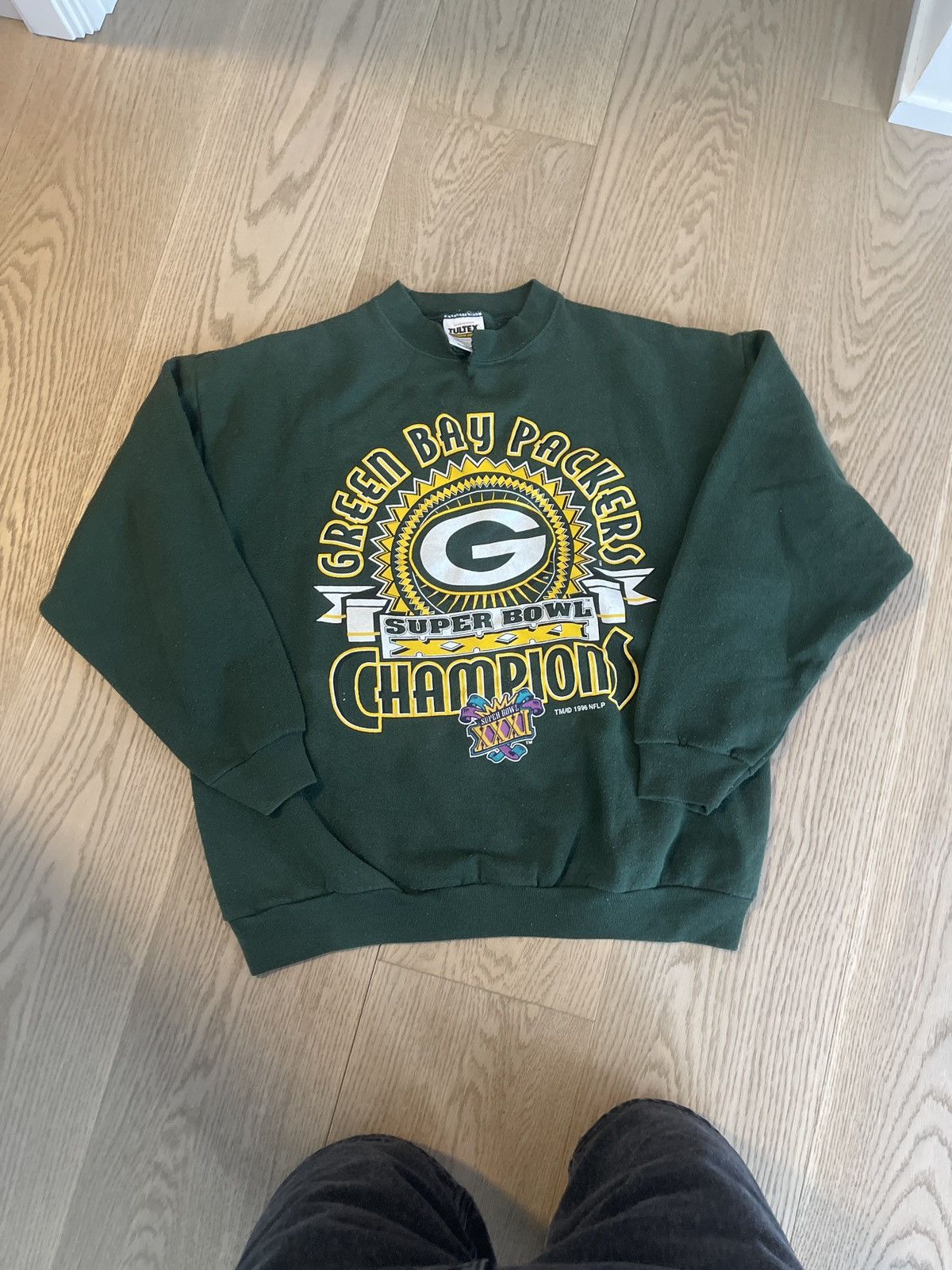 NFL × Vintage Vintage Green Bay packers Super Bowl XXX1 sweater Size US L / EU 52-54 / 3 - 1 Thumbnail