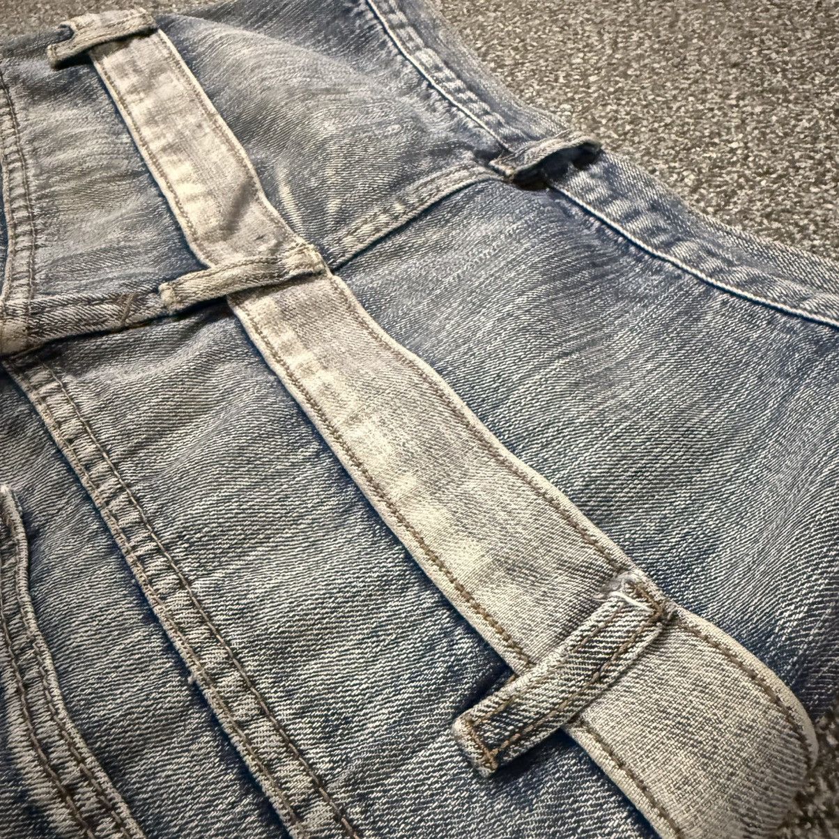 semanticdesign 🔥🇯🇵 Japanese Double Waist Happy Hope Distressed Denim Size US 30 / EU 46 - 8 Thumbnail
