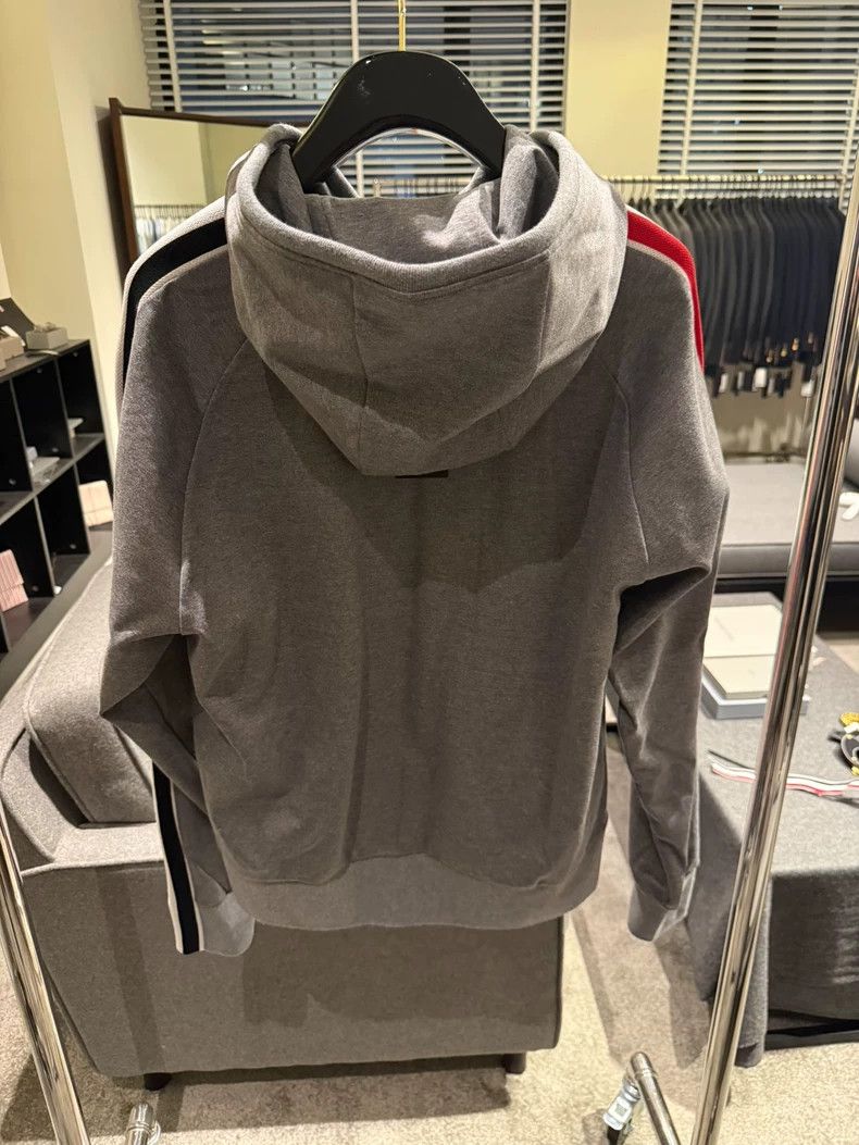Thom Browne Thom Browne size4 Gray hoodie Size US XL / EU 56 / 4 - 2 Thumbnail