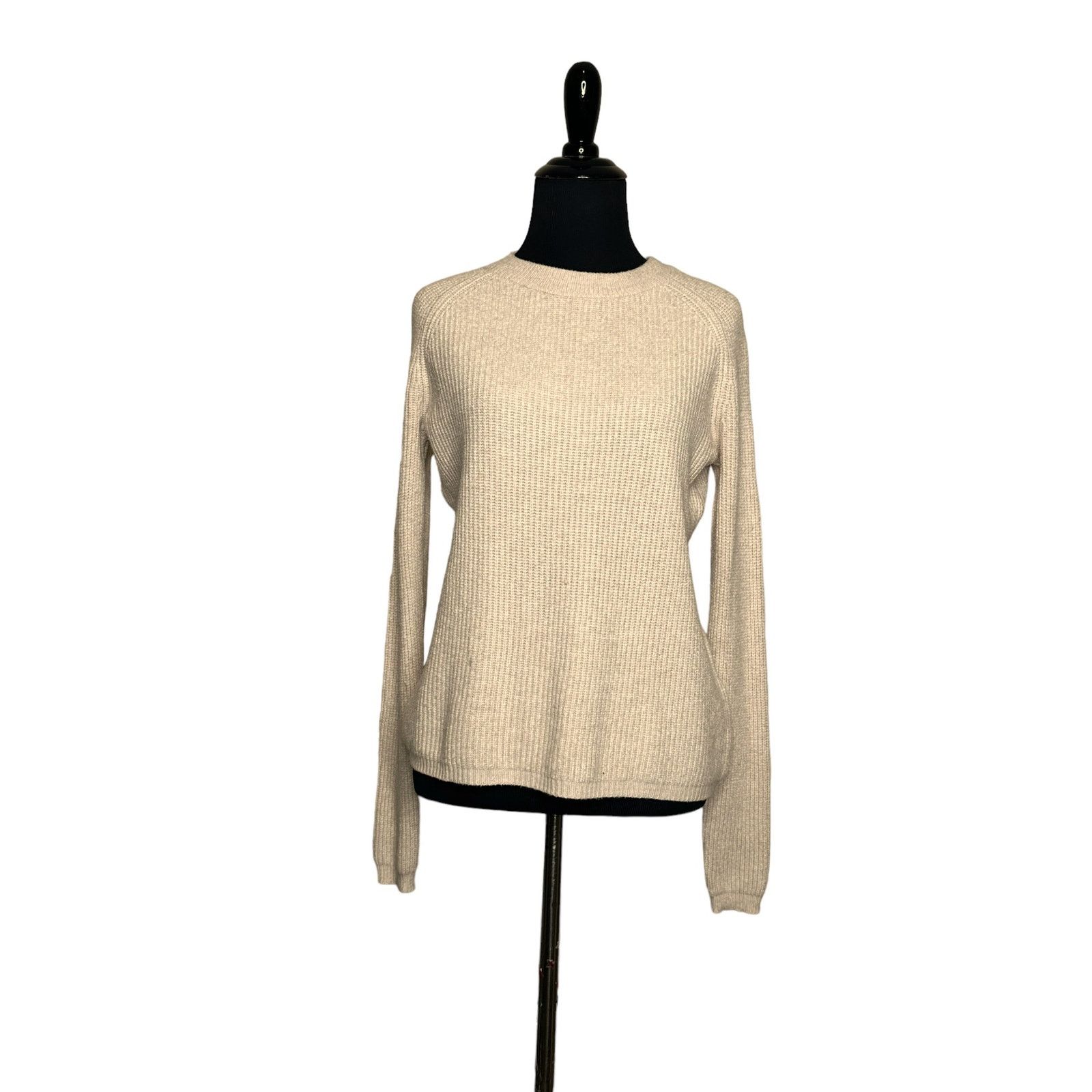 Elie Tahari Tahari beige cream crew neck long sleeves sweater size XS Size XS / US 0-2 / IT 36-38 - 11 Thumbnail