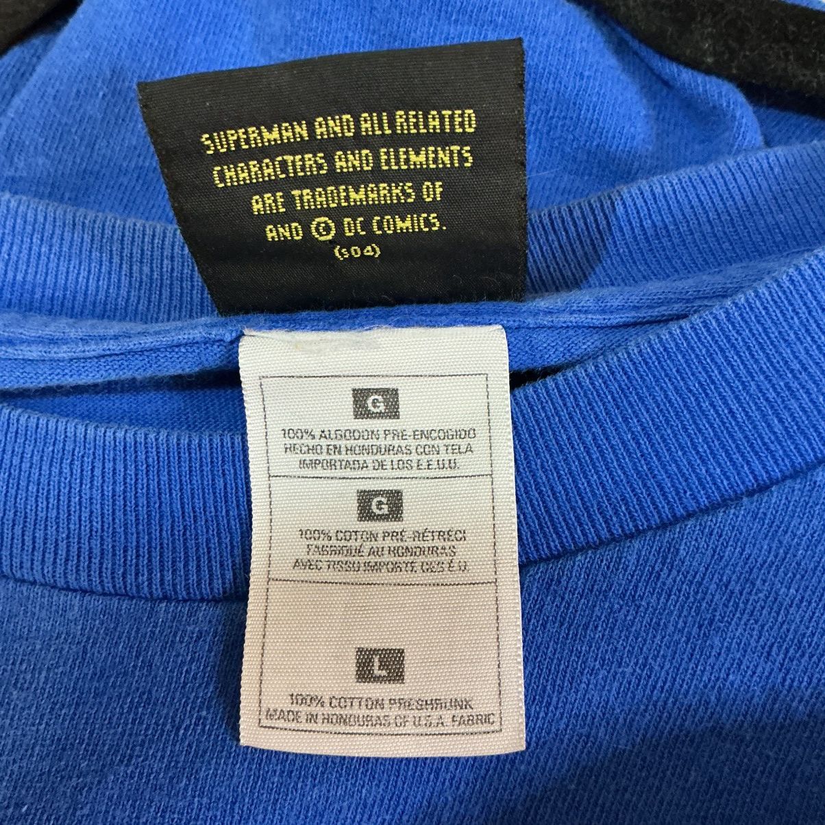 Other Superman Men’s Large Warner Bros. Logo Blue Tee cotton Size US L / EU 52-54 / 3 - 8 Thumbnail
