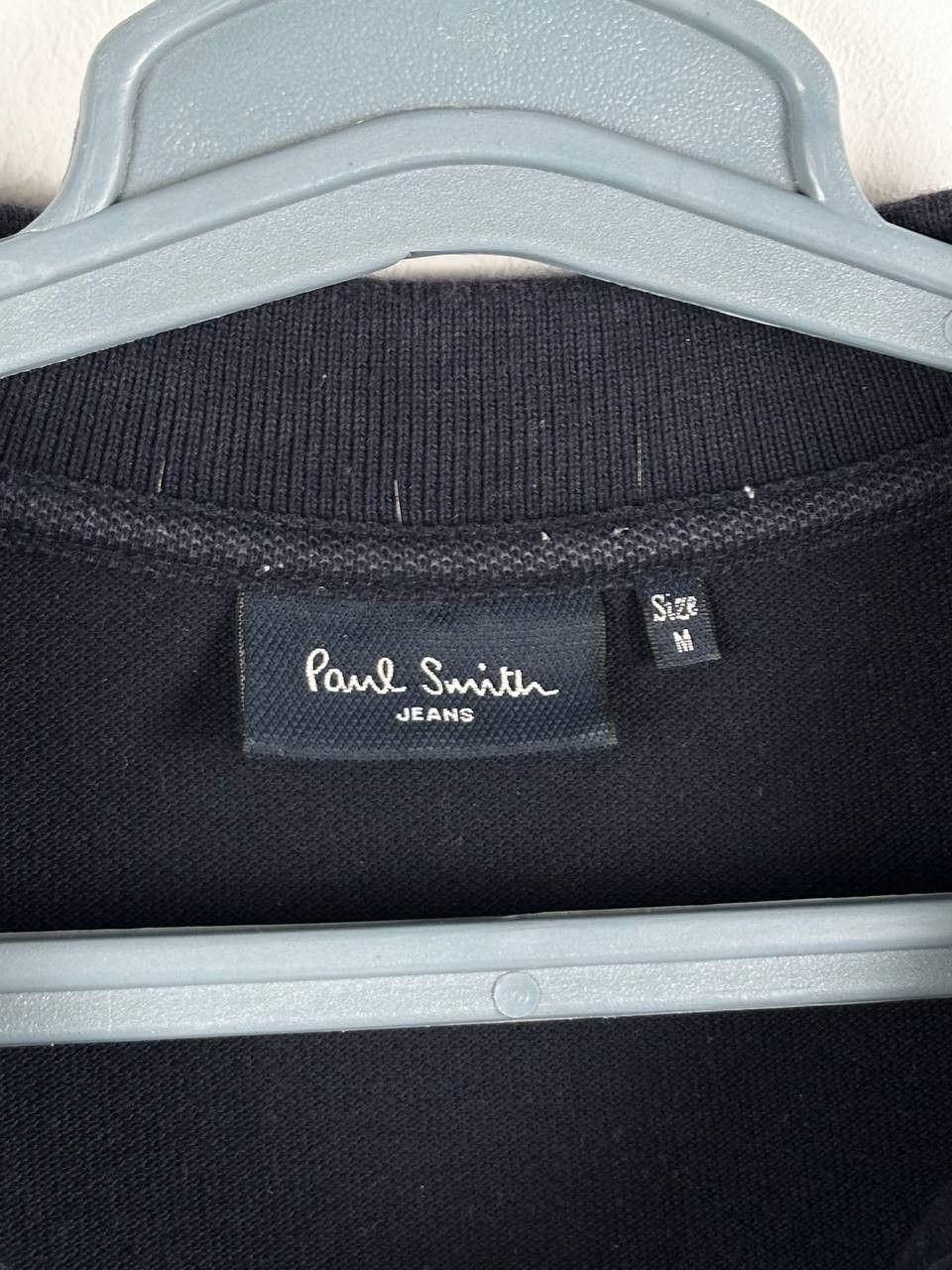 Designer × Paul Smith Paul Smith Long Sleeve Navy Zebra Logo Polo Shirt Size US M / EU 48-50 / 2 - 5 Thumbnail