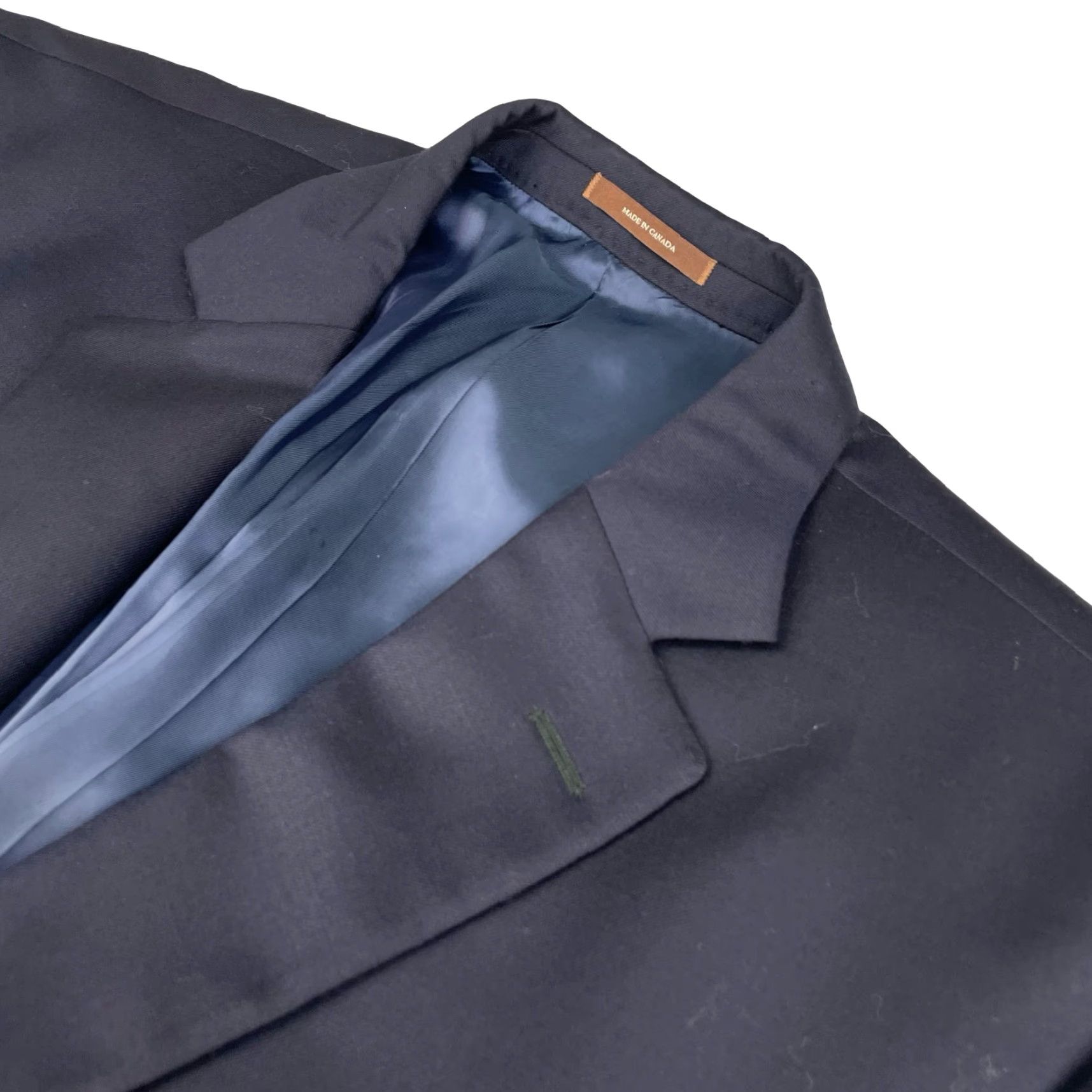 Peter Millar Peter Millar Blazer Men's 100% Wool Navy Blue 44R 2-Button Size 44R - 2 Thumbnail