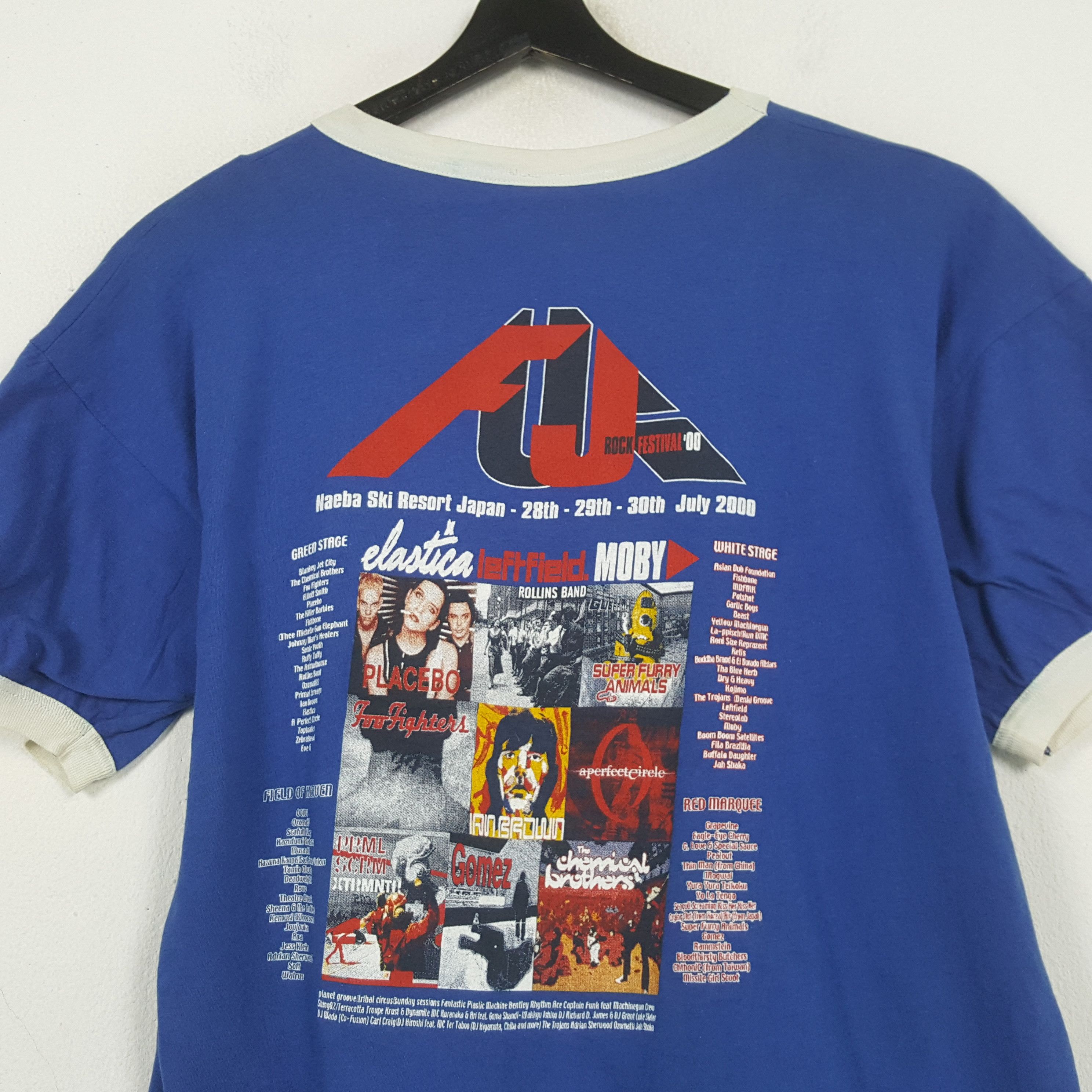 Band Tees FUJI ROCK FESTIVAL 2000 Music Tshirt 31 Size US XL / EU 56 / 4 - 2 Thumbnail
