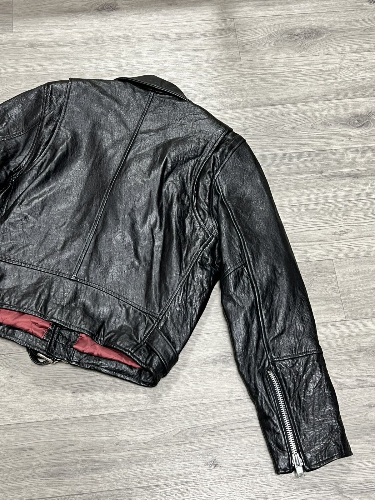Vintage Motorcycle leather vintage men’s jacket Size US M / EU 48-50 / 2 - 9 Thumbnail