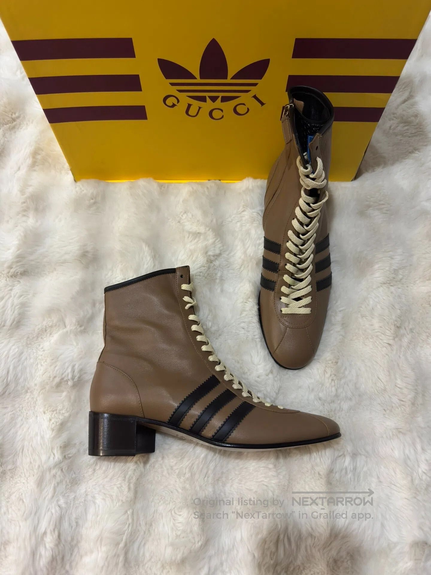 Gucci Guicci Lace-up Boots Men's Boots| Size US 10 / EU 43 - 1 Thumbnail