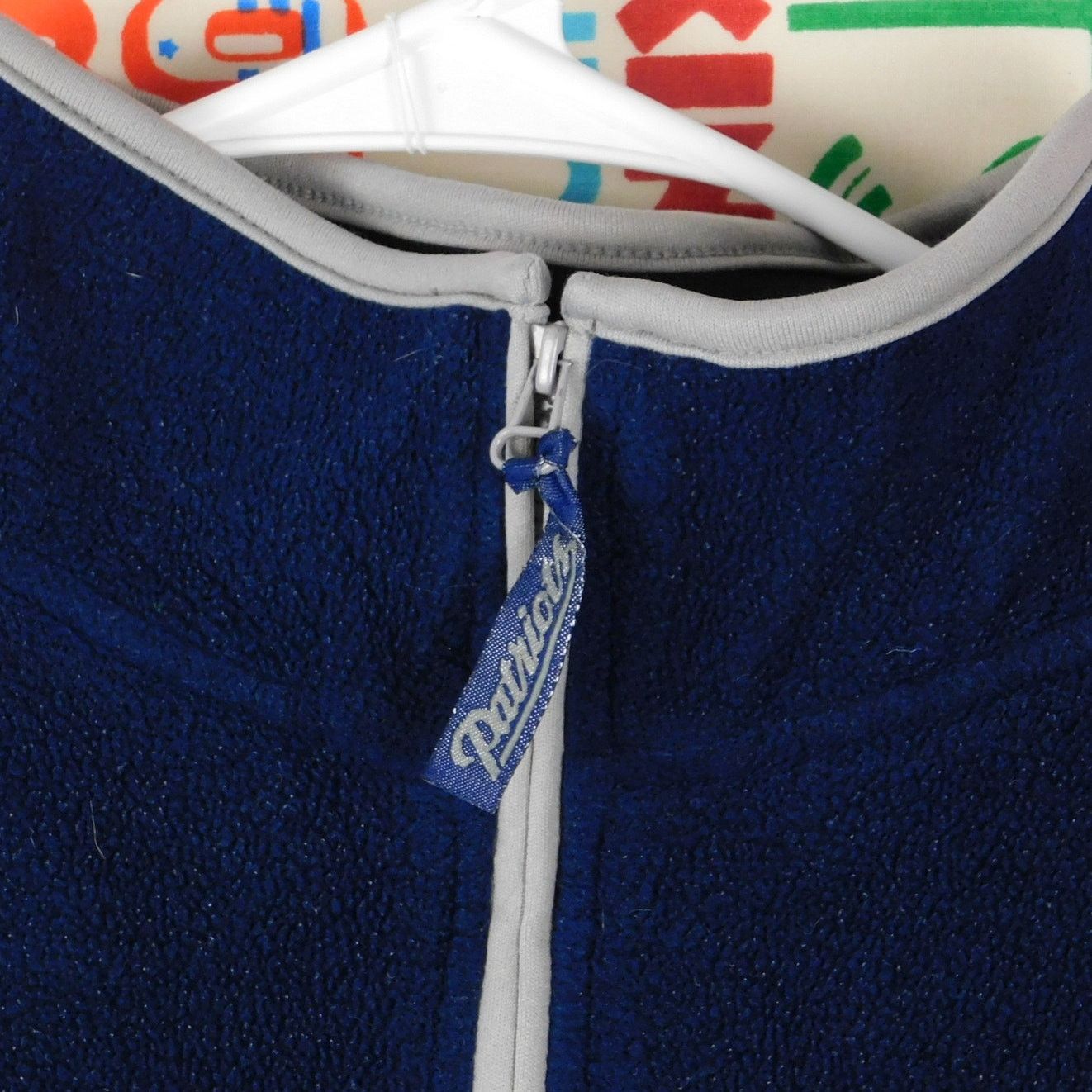 NFL Y2K New England Patriots 1/4 Zip Fleece Size L Spellout Blue Size US L / EU 52-54 / 3 - 5 Thumbnail
