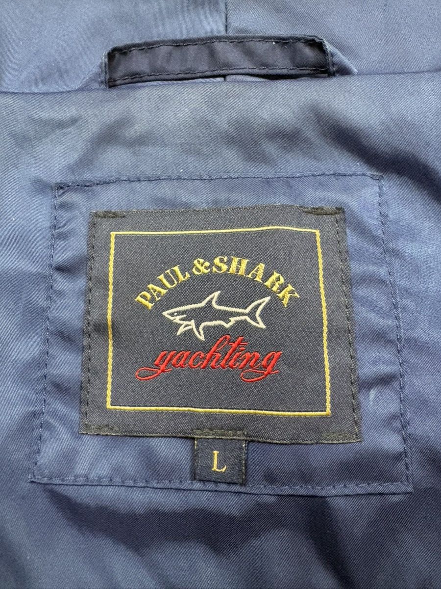 Paul & Shark Paul & Shark Yachting High Collar Tech Nylon Jacket Navy VTG Size L / US 10 / IT 46 - 21 Thumbnail