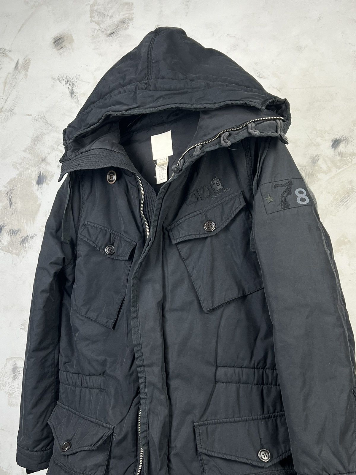 Diesel Vintage Diesel Hooded Parka Utility Military Style M-L Size US L / EU 52-54 / 3 - 4 Thumbnail