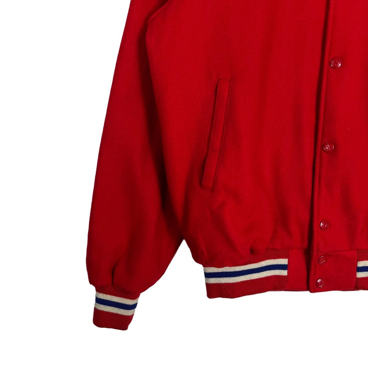 Champion 🔥 1980s VINTAGE CHAMPION VARSITY BOMBER JACKET Size US L / EU 52-54 / 3 - 8 Thumbnail