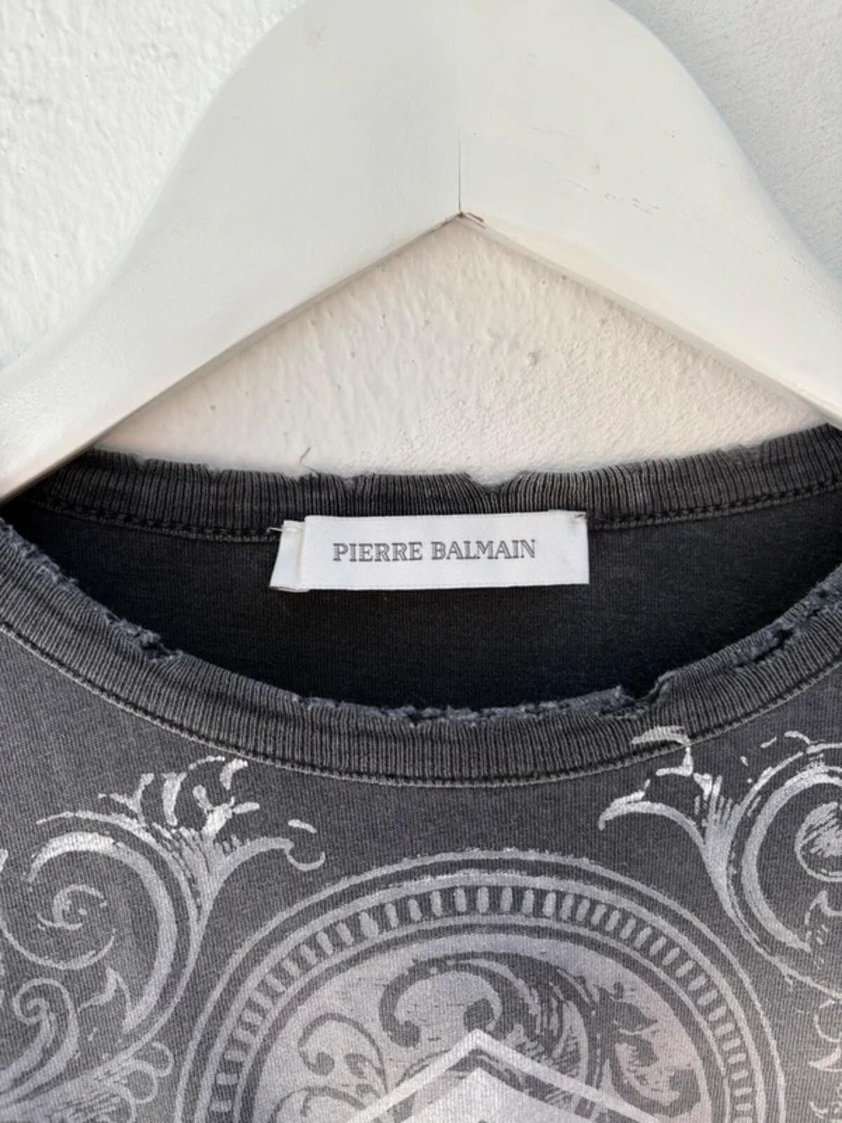 Pierre Balmain Pierre Balmain SS2012 Bleached Longsleeve Size US XS / EU 42 / 0 - 4 Thumbnail
