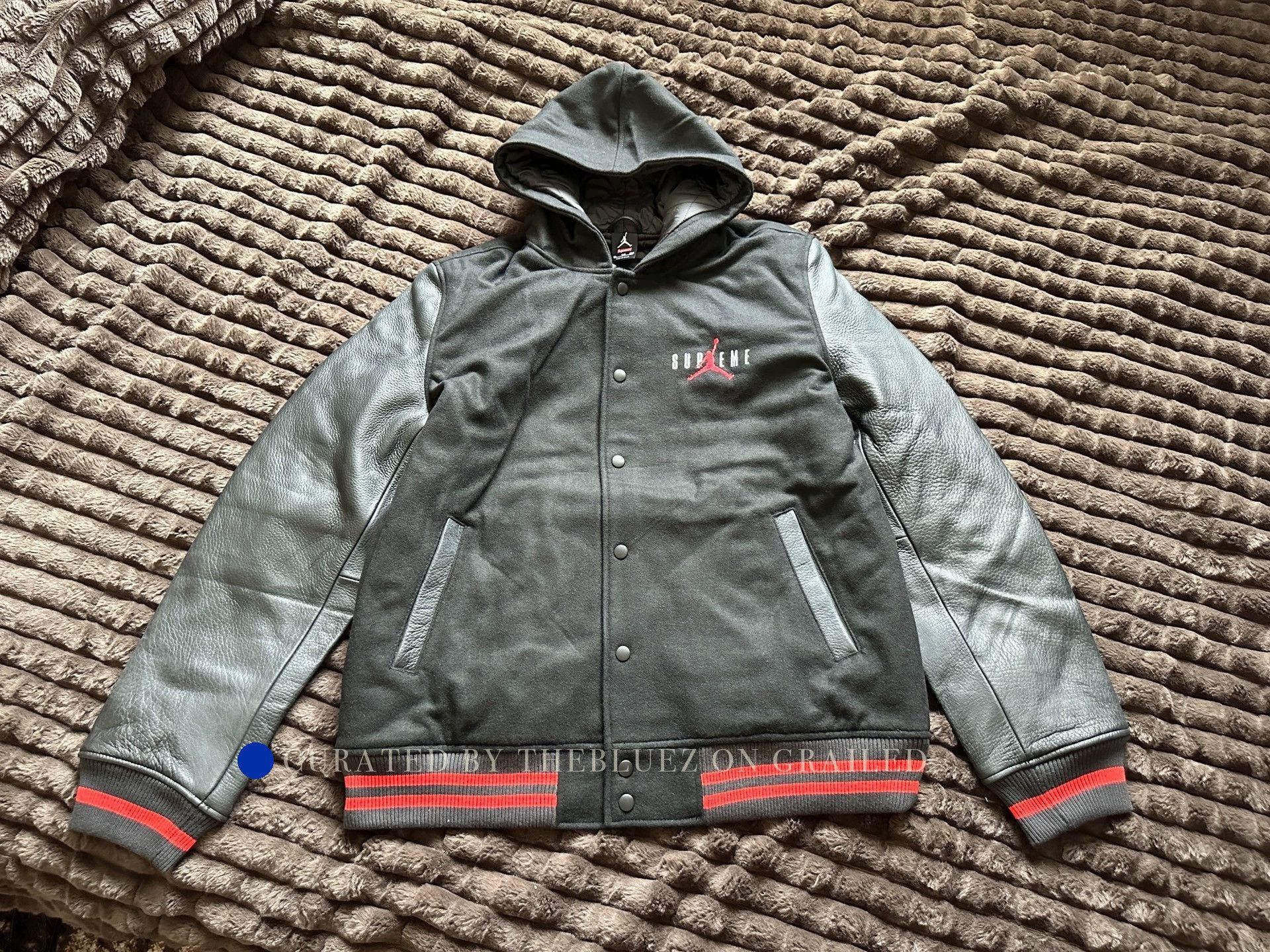 Supreme Faux Shearling Hooded Jacket | Grailed