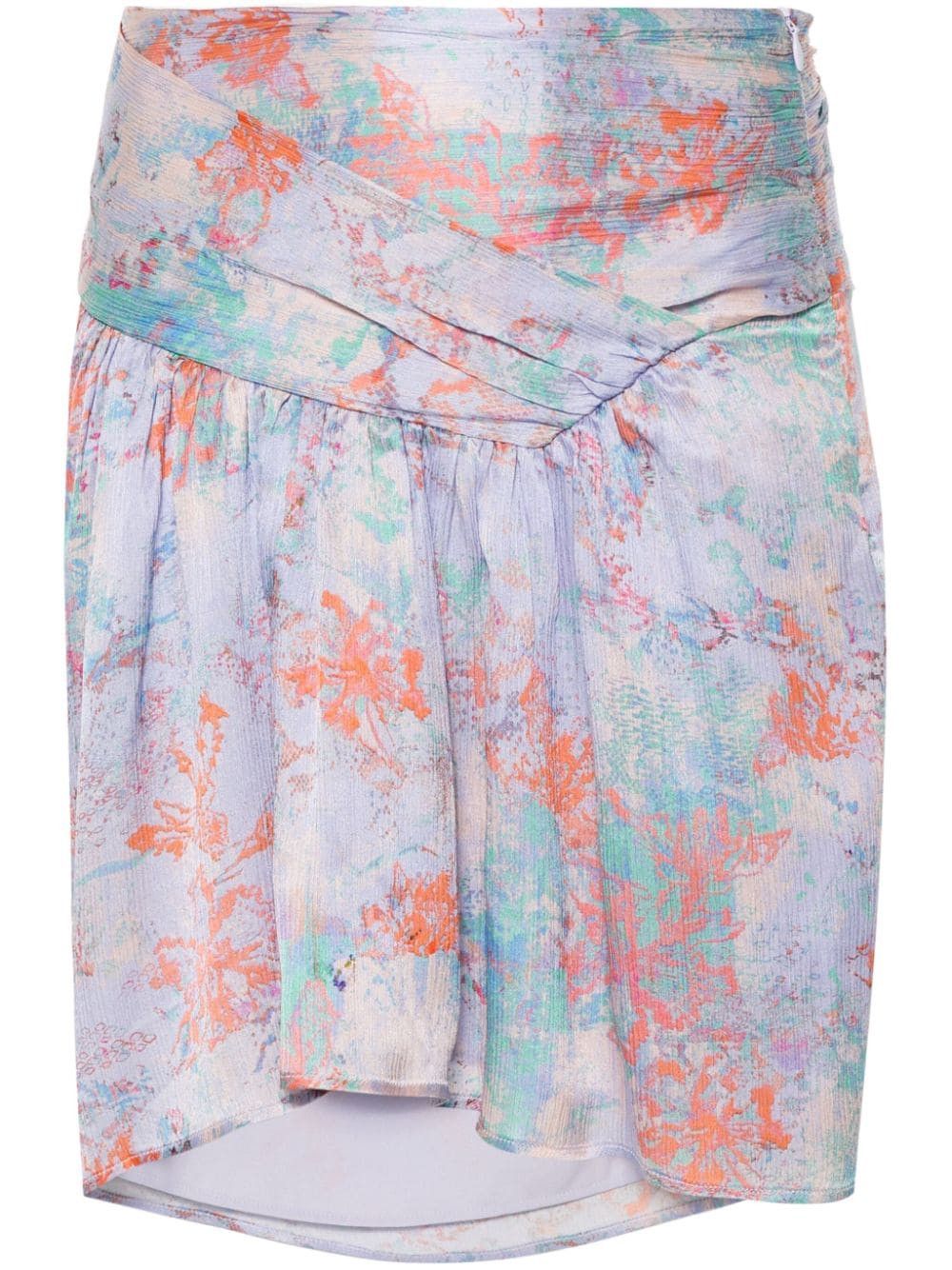 Iro FLORAL PRINT SILK MINI SKIRT Size 27" / US 4 / IT 40 - 1 Thumbnail