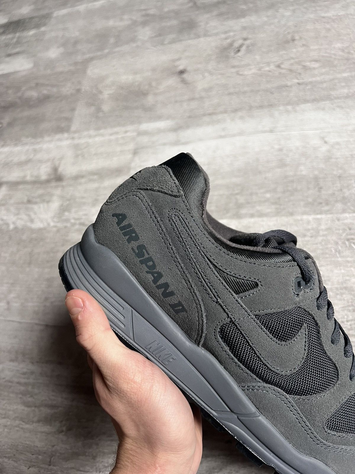 Nike Nike Air Span 2 PRM Anthracite Grey Size US 11.5 / EU 44-45 - 8 Thumbnail
