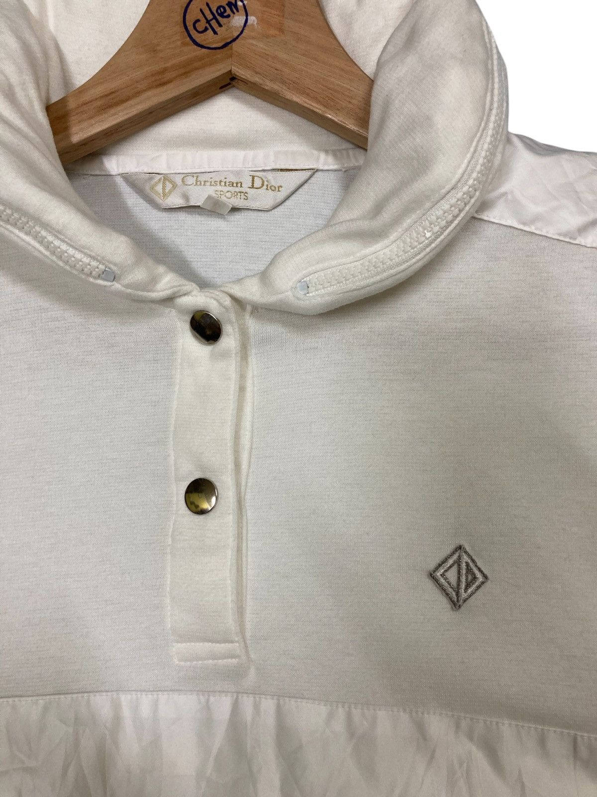 Christian Dior Monsieur Vintage Christian Dior Jacket Hoodie White Size US M / EU 48-50 / 2 - 9 Thumbnail
