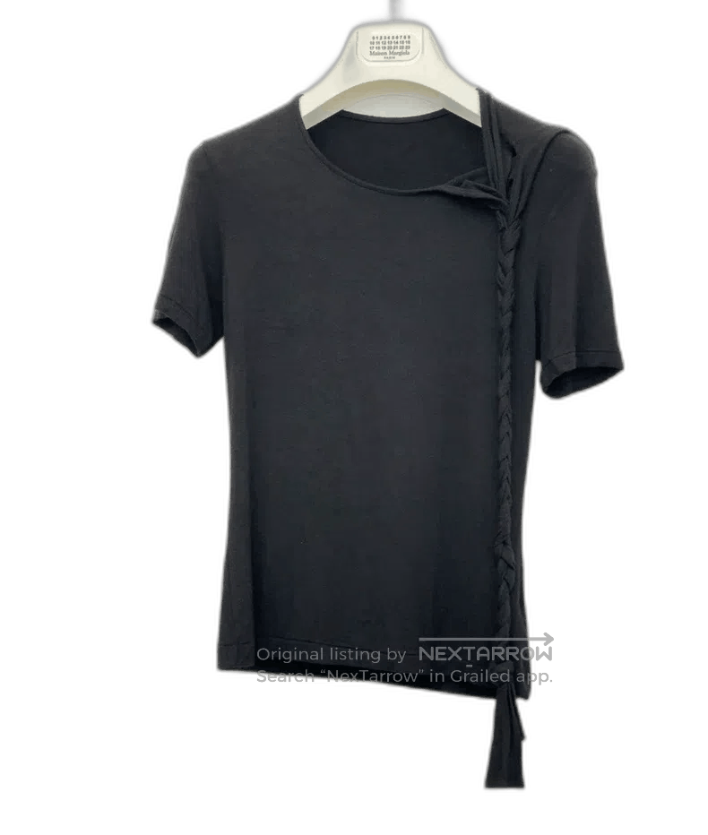 Yohji Yamamoto Yohji Yamamoto Braided Short Sleeve T-Shirt Size US M / EU 48-50 / 2 - 1 Thumbnail