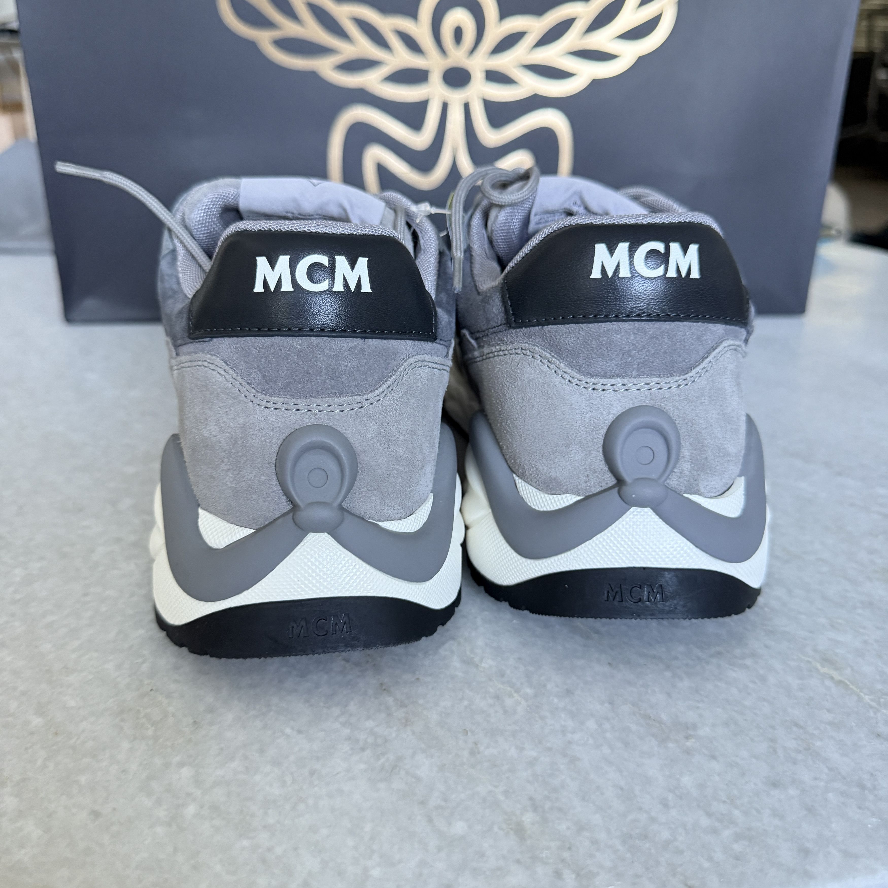 MCM MCM Skywander Low Top Sneakers Men's Ice Gray, Sz 44 Size US 11 / EU 44 - 6 Thumbnail