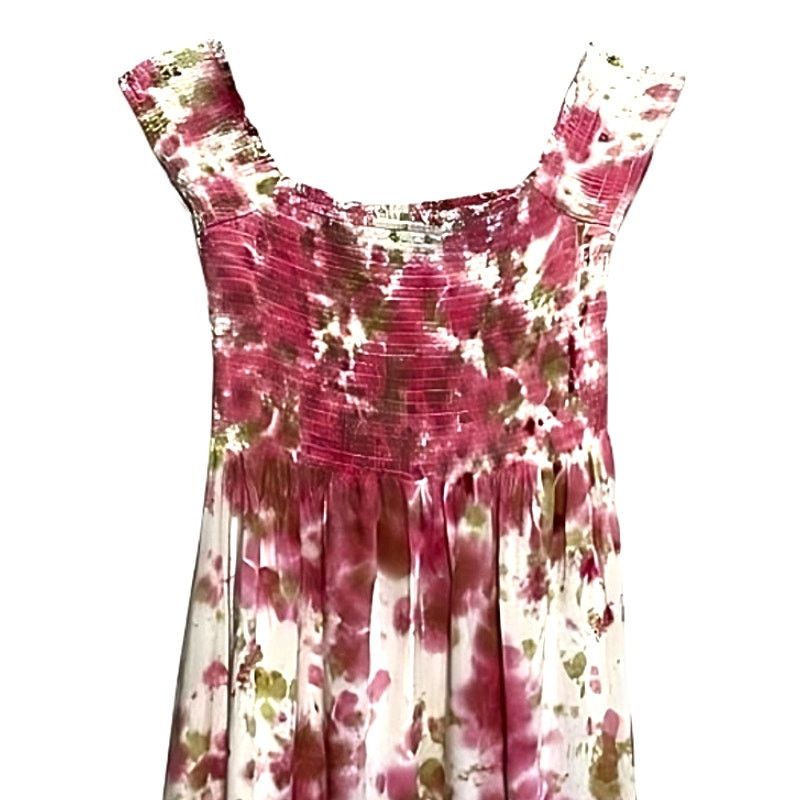 Other Area Stars Maxi Dress Floral Fit Flare Smocked Multi XS NWT Size XS / US 0-2 / IT 36-38 - 5 Thumbnail
