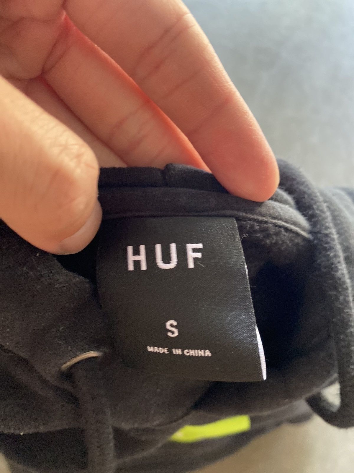 Huf Huf Box Logo Hoodie Black Small Size US S / EU 44-46 / 1 - 3 Thumbnail