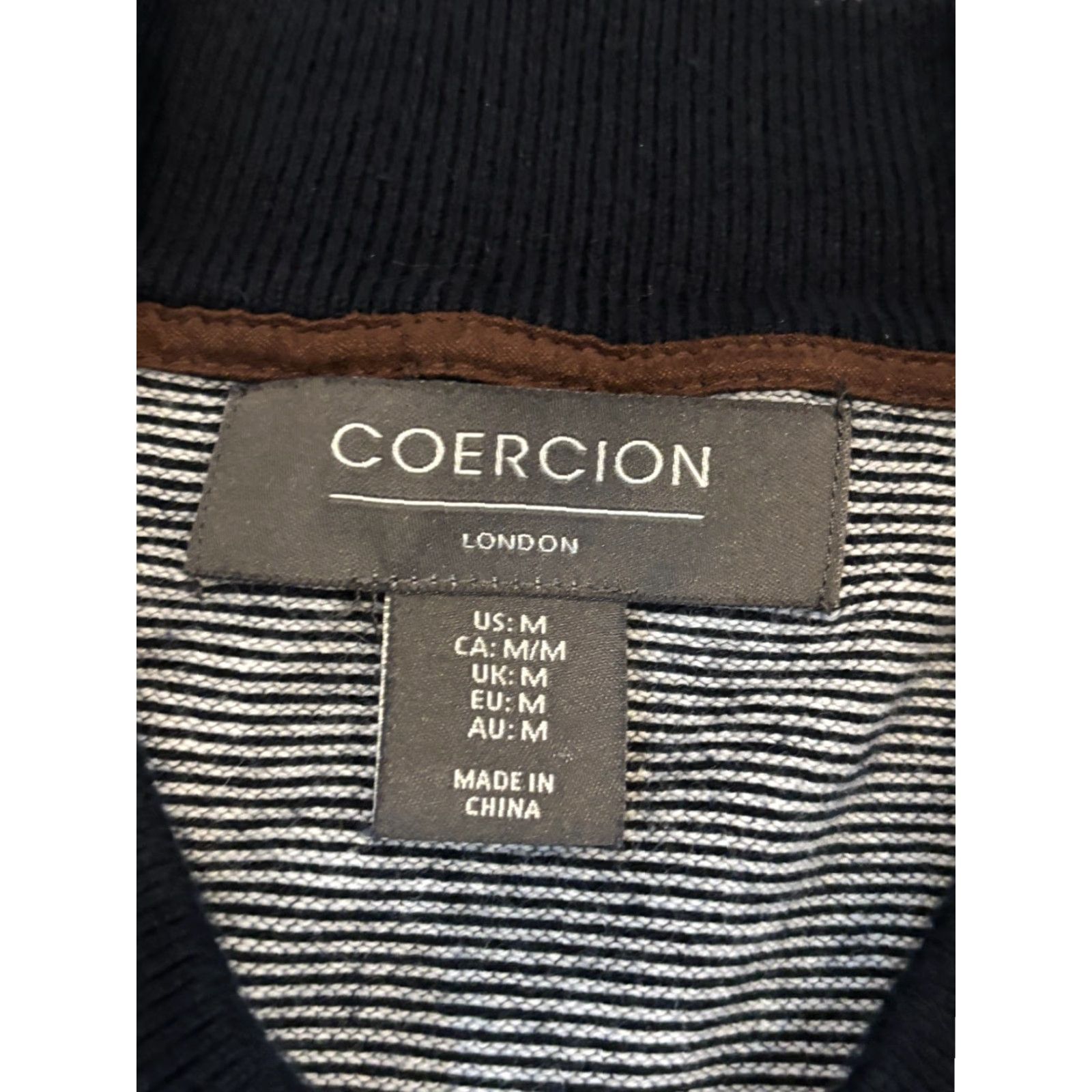 Vintage Coercion Sweater Cardigan Mens Medium Full Zip Gray Long Sleeve Casual Vintage No Size US M / EU 48-50 / 2 - 2 Thumbnail