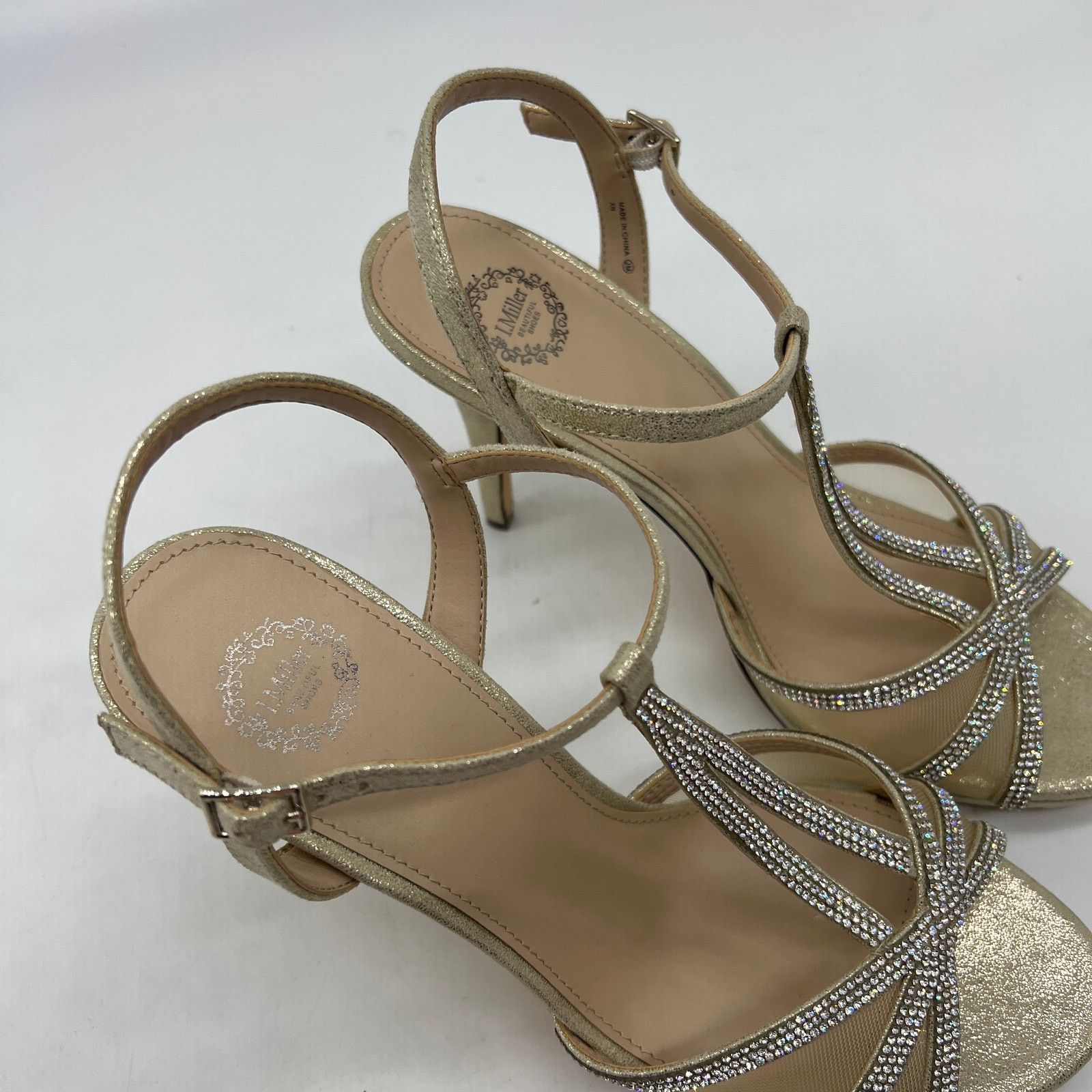 Other I.Miller Womens Ramona Heeled Sandals Gold Size 10M Size US 10 / IT 40 - 5 Thumbnail