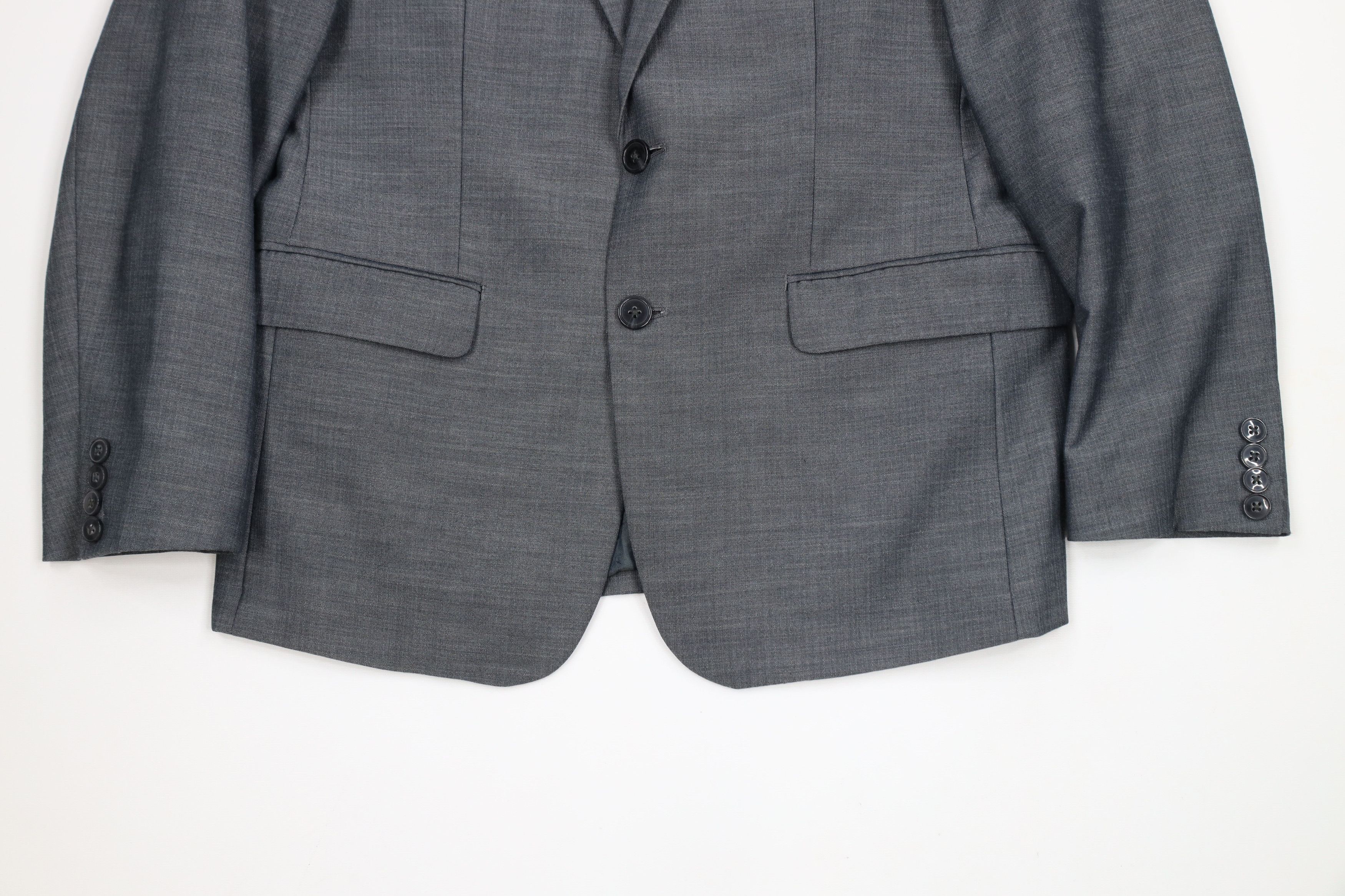 Calvin Klein Calvin Klein Slim Fit Linen Blend Chambray 2 Piece Suit Size 38S - 4 Thumbnail