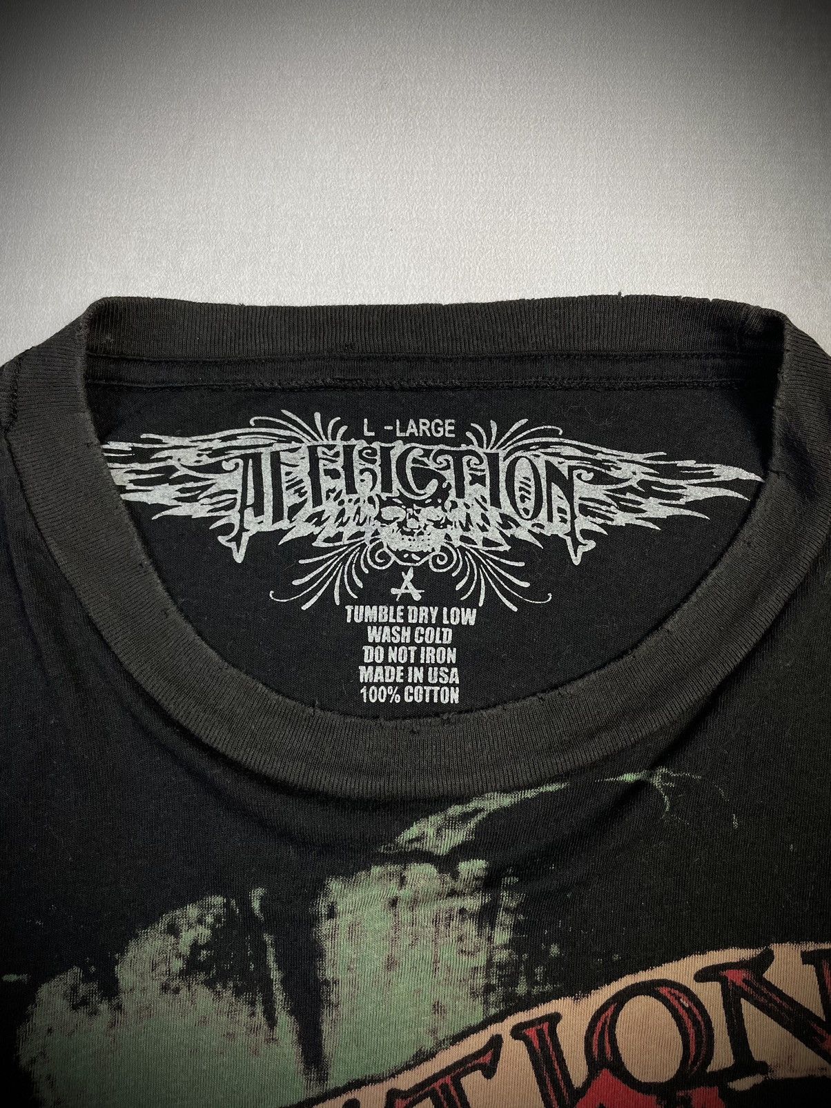 Affliction 2000s Affliction Skull & Serpent Tshirt Size US M / EU 48-50 / 2 - 5 Thumbnail
