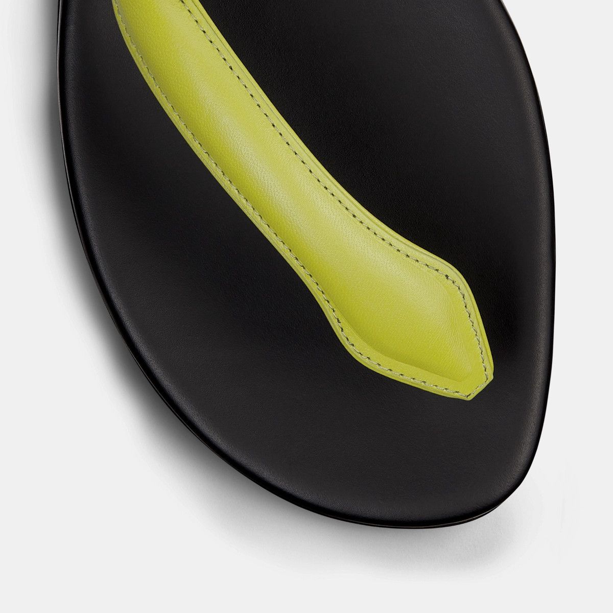 Dior o1bcso1str0225 Poison-D Thong Sandal in Lime Yellow Size US 5 / IT 35 - 4 Thumbnail