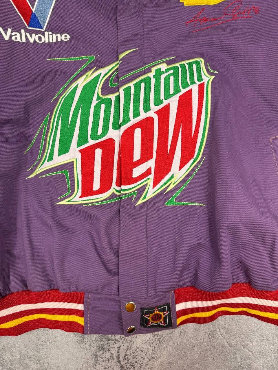 JH Design JH Design Group Mountain Dew Racing Jacket NASCAR Bomber Size US L / EU 52-54 / 3 - 3 Thumbnail