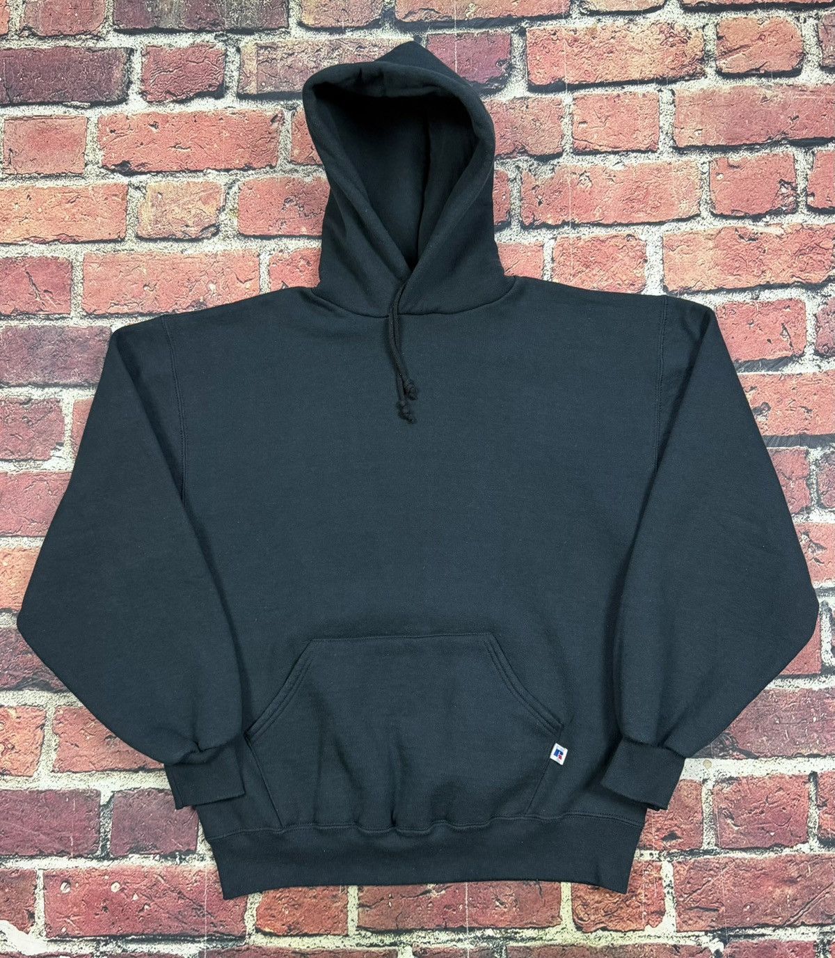 Russell Athletic Vintage Russell Athletic Zip Hoodie Black - 90s