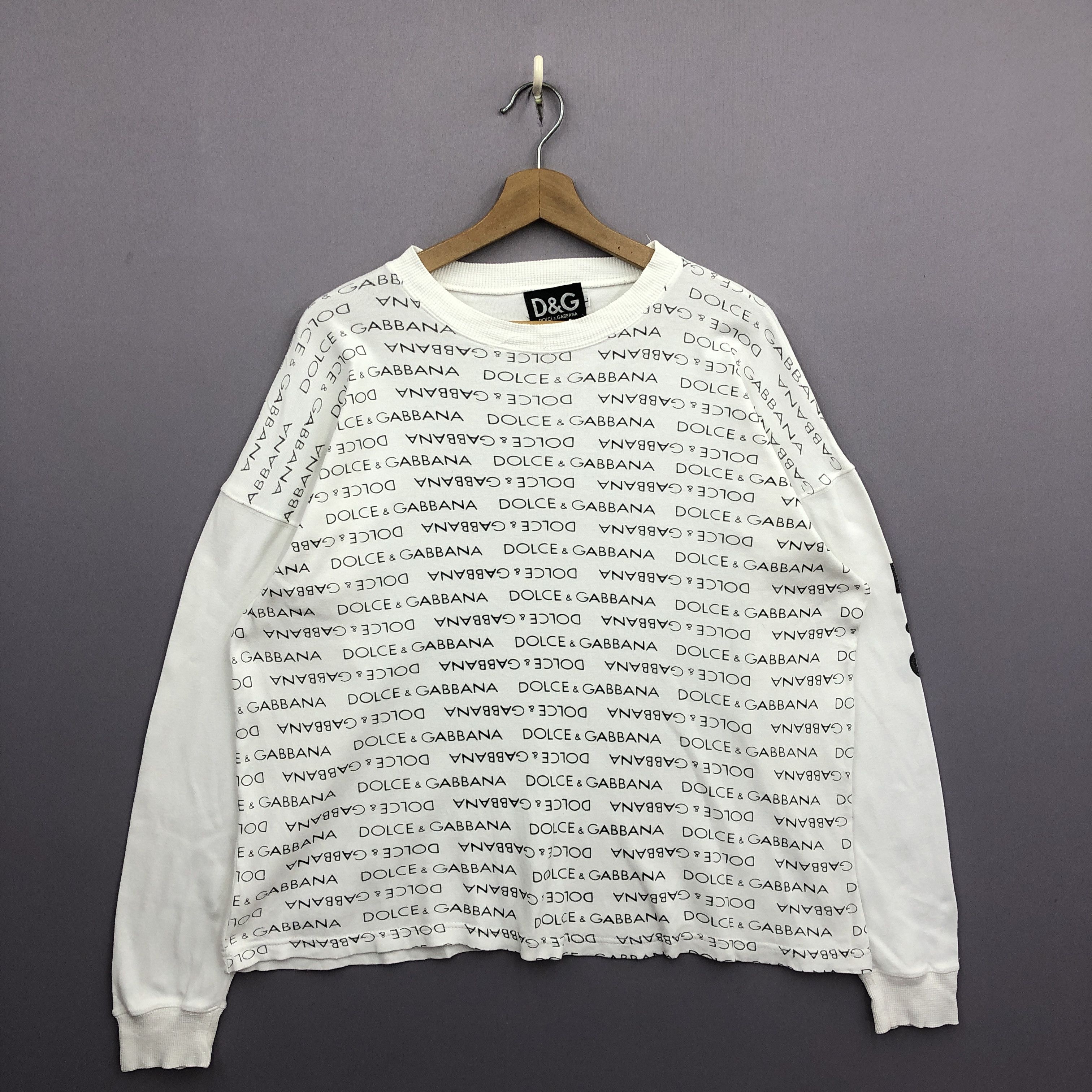 Vintage Dolce Gabbana Sweater OVP D&G Sweatshirt Jumper