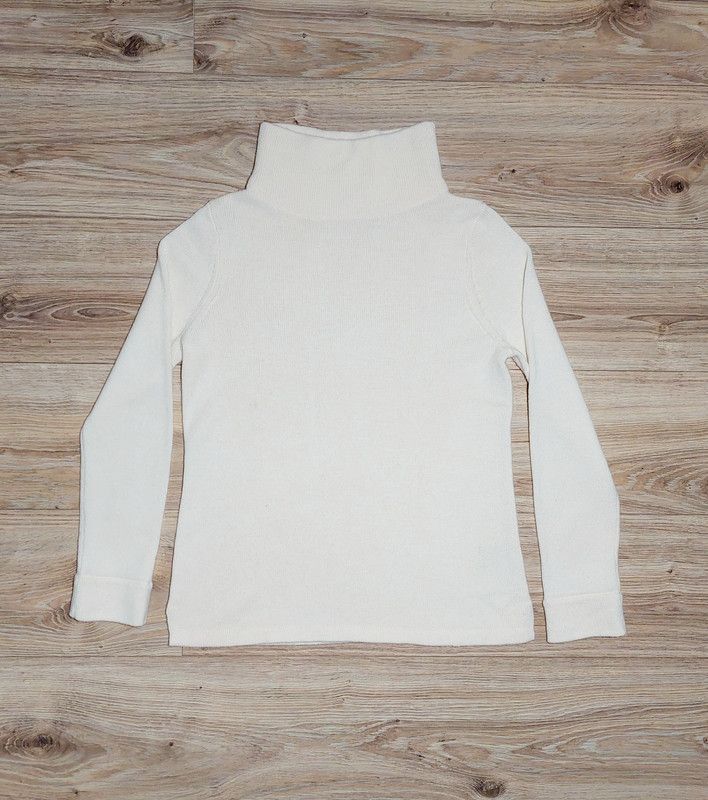 Boden 100% wool sweater jumper ecru vintage comfortable unique Size S / US 4 / IT 40 - 1 Thumbnail