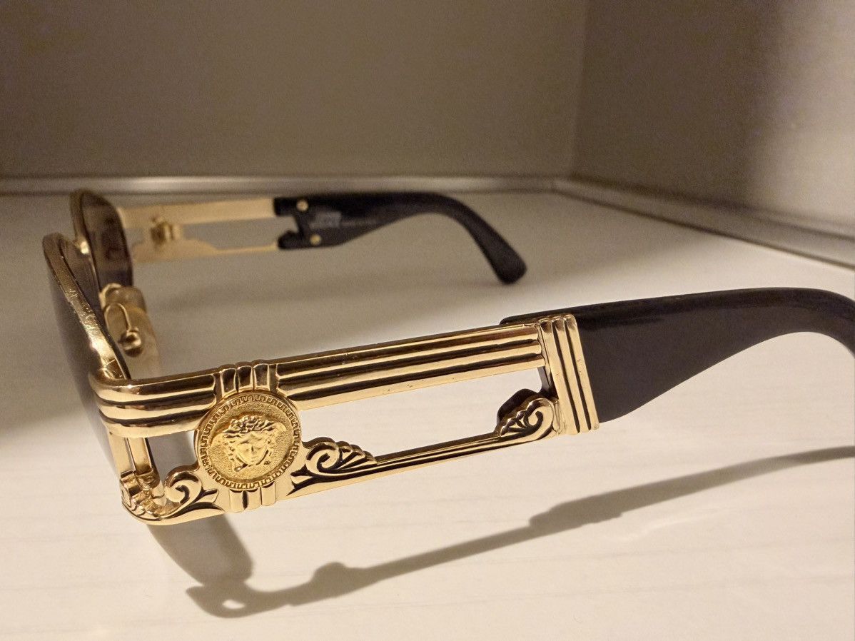 Versace Gianni varsace S75 col.16L gold black man sunglasses vintage Size ONE SIZE - 10 Thumbnail