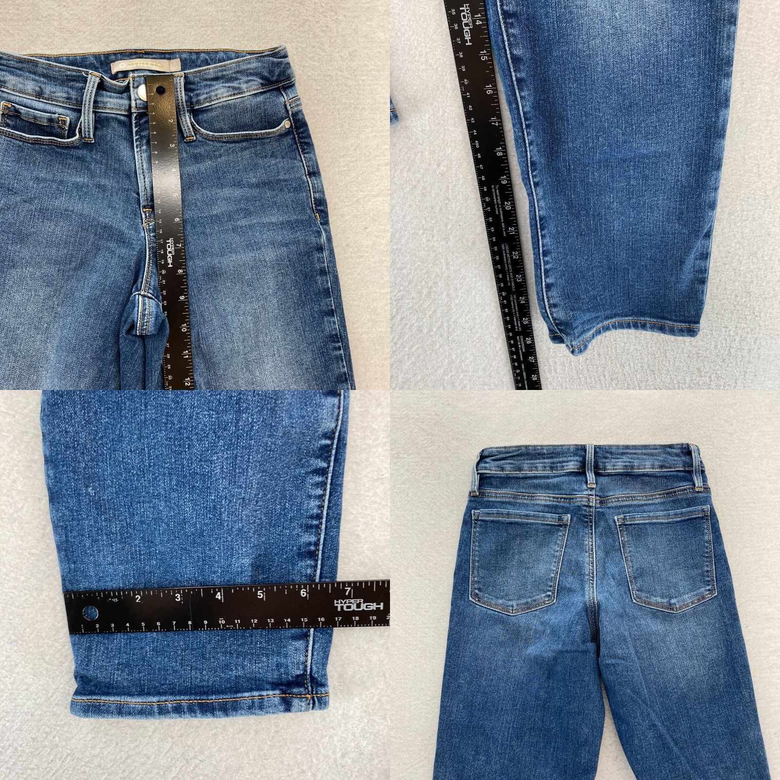 Athleta Athleta Sculptek Jeans Women's 2 Skinny Ankle Medium Wash Blue Stretch Denim Size 42" / US 20 - 8 Thumbnail
