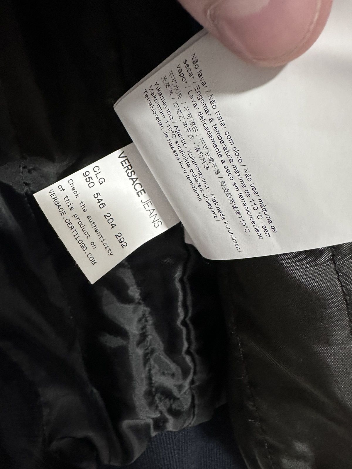Versace Versace Bomber Jacket Wool Monogram Lampo Size US L / EU 52-54 / 3 - 17 Thumbnail